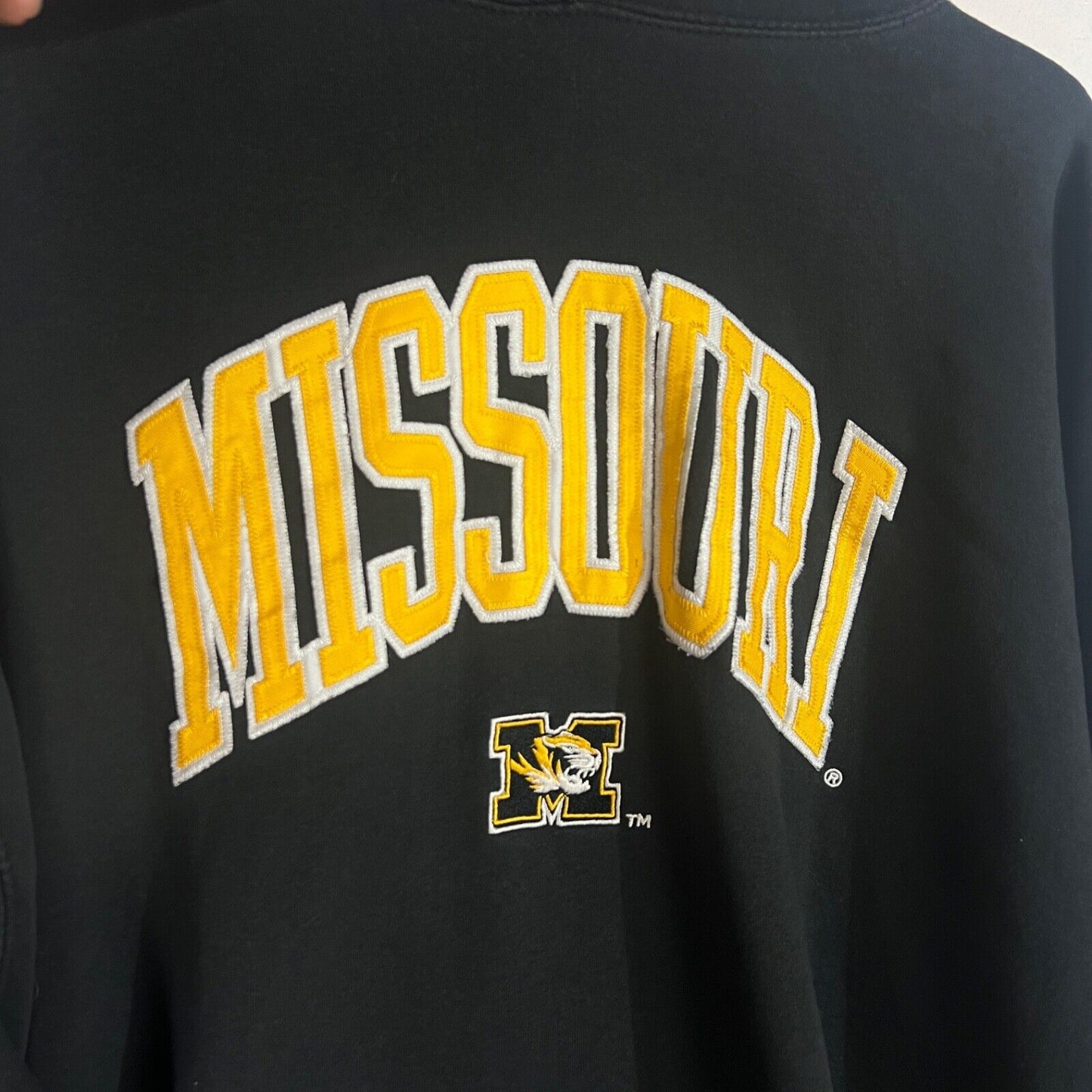 J America Missouri Tigers Hoodie Men's Size 2XL Multicolor Heavyweight