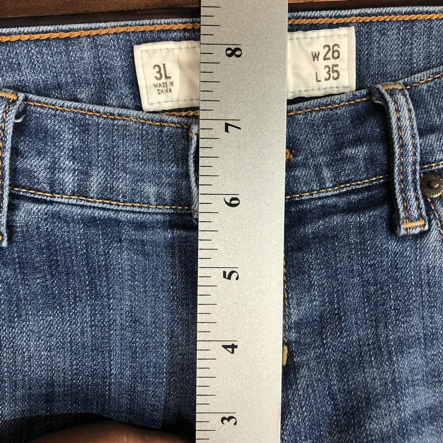 Hollister Social Stretch Jeans Womens Size 26 Color Blue