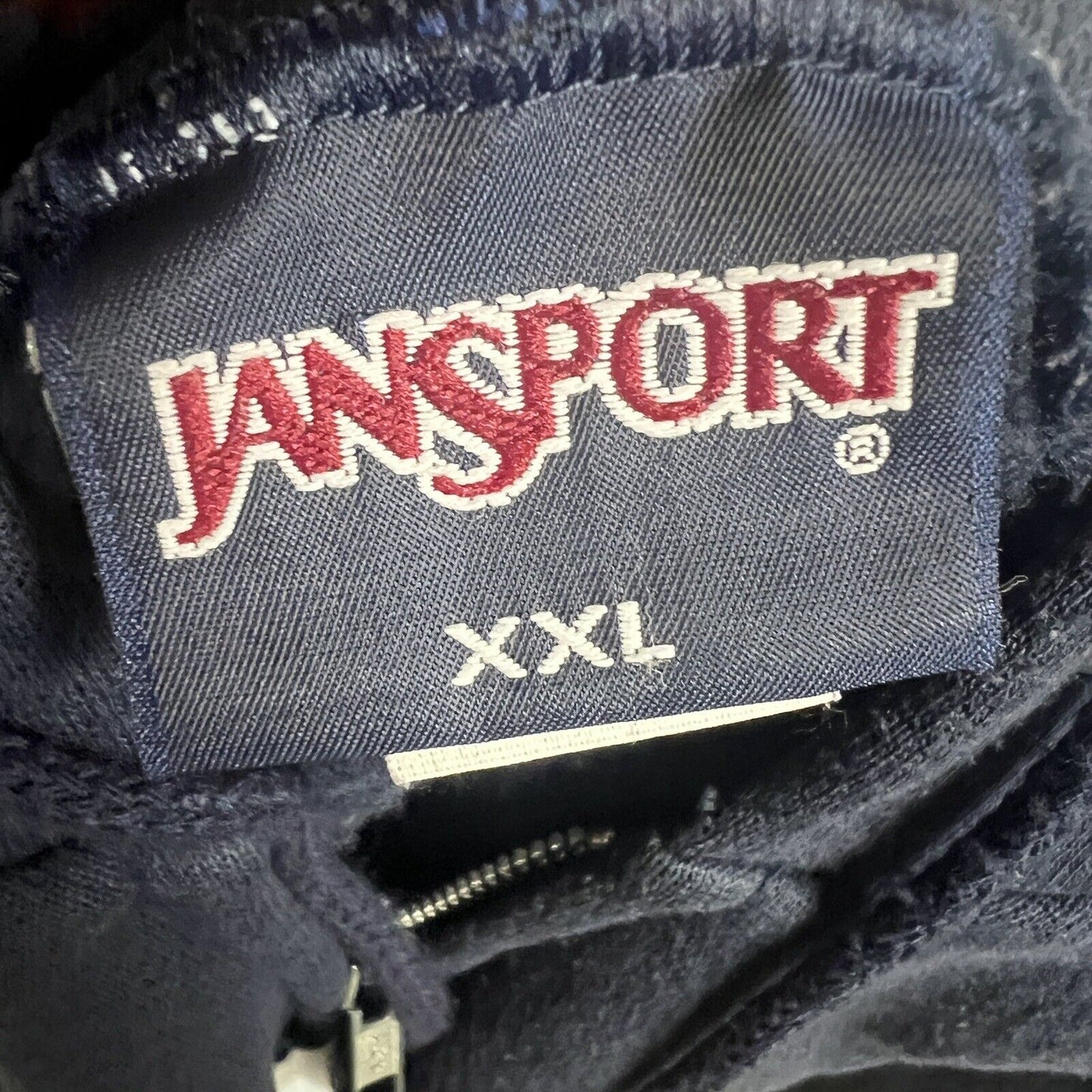 Jansport Notre Dame Hoodie Men’s XXL Multicolor Full Zip Embroidered Jacket 5104