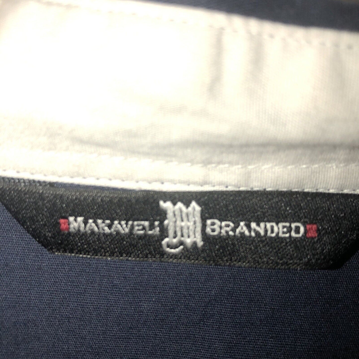 Vintage Makaveli Tupac Shirt Mens Size XL Color Red/Blue