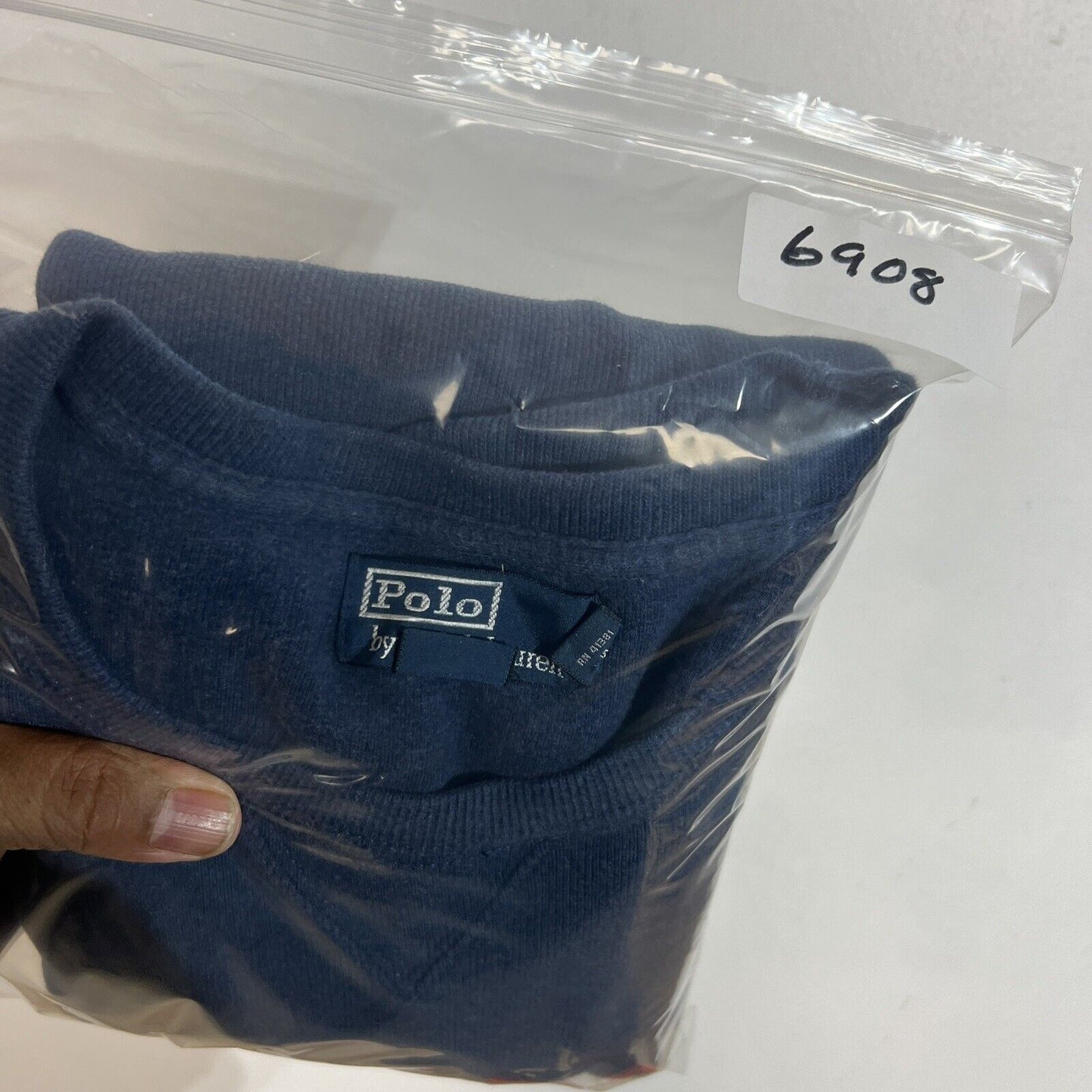 Vintage Polo Ralph Lauren Sweatshirt Men’s XL Color Blue Heavyweight Pullover