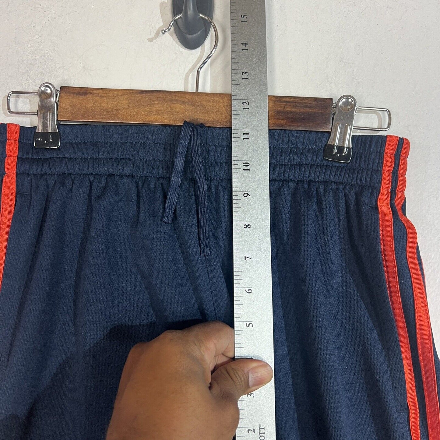 Adidas Basketball Shorts Boys Size Large (14/16) Multicolor With Drawstring