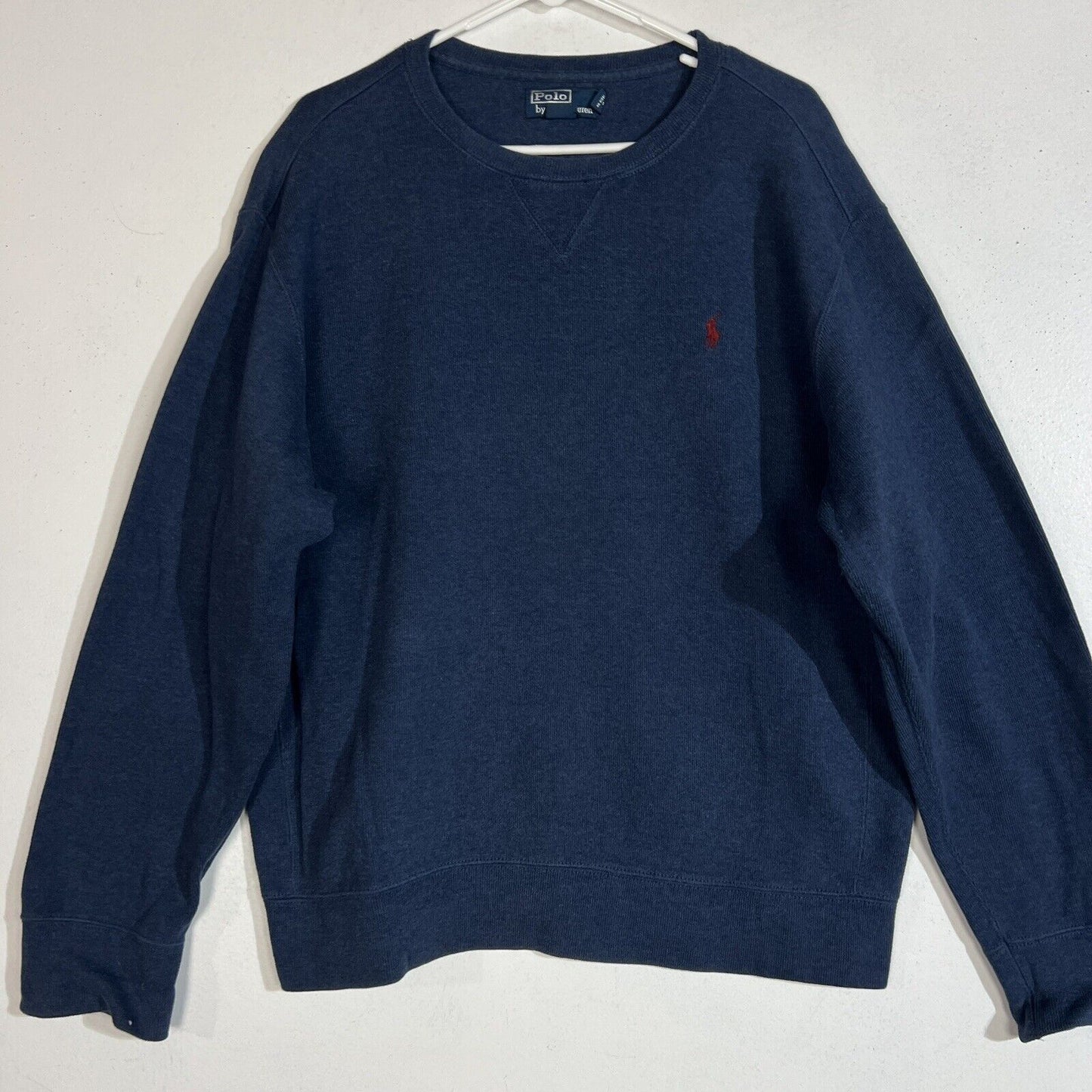 Vintage Polo Ralph Lauren Sweatshirt Men’s XL Color Blue Heavyweight Pullover