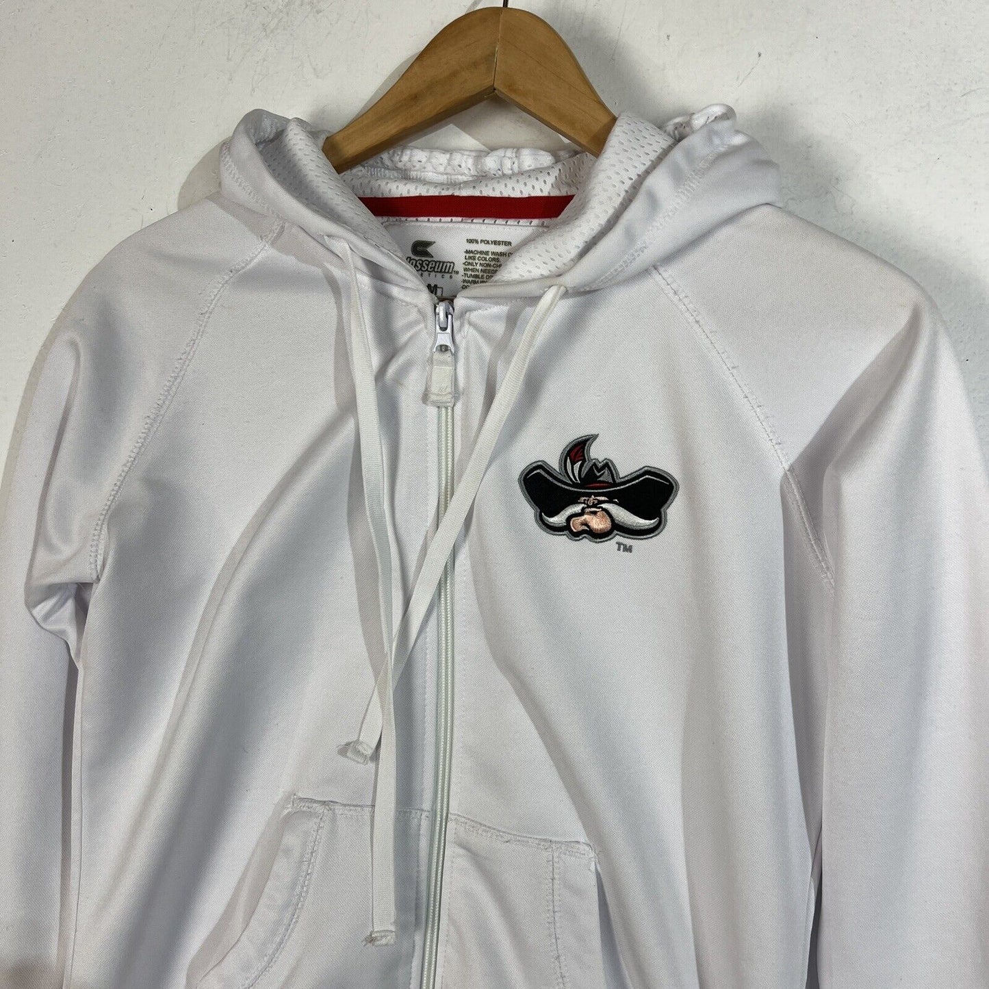 Colosseum UNLV Hoodie Women's Size M Color White Full Zip