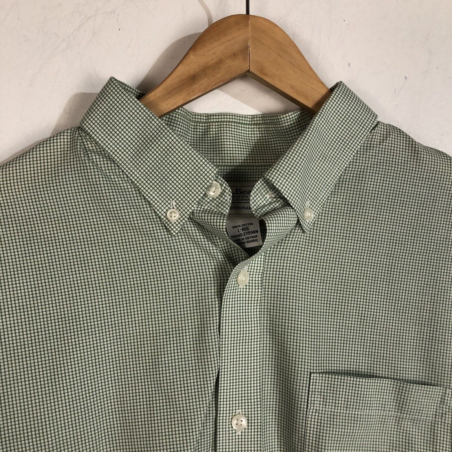 L.L. Bean Shirt Men’s Size Large Multicolor Long Sleeve Plaid