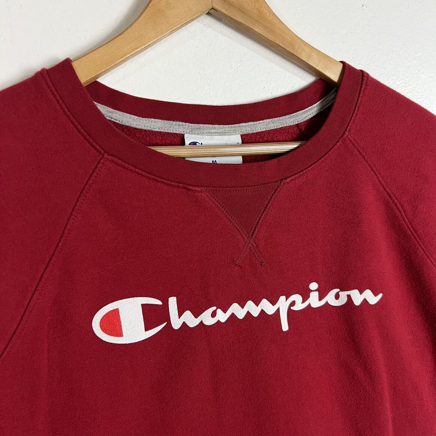 Champion Women’s Sweatshirt Size M Red (Pre-Owned) Pullover