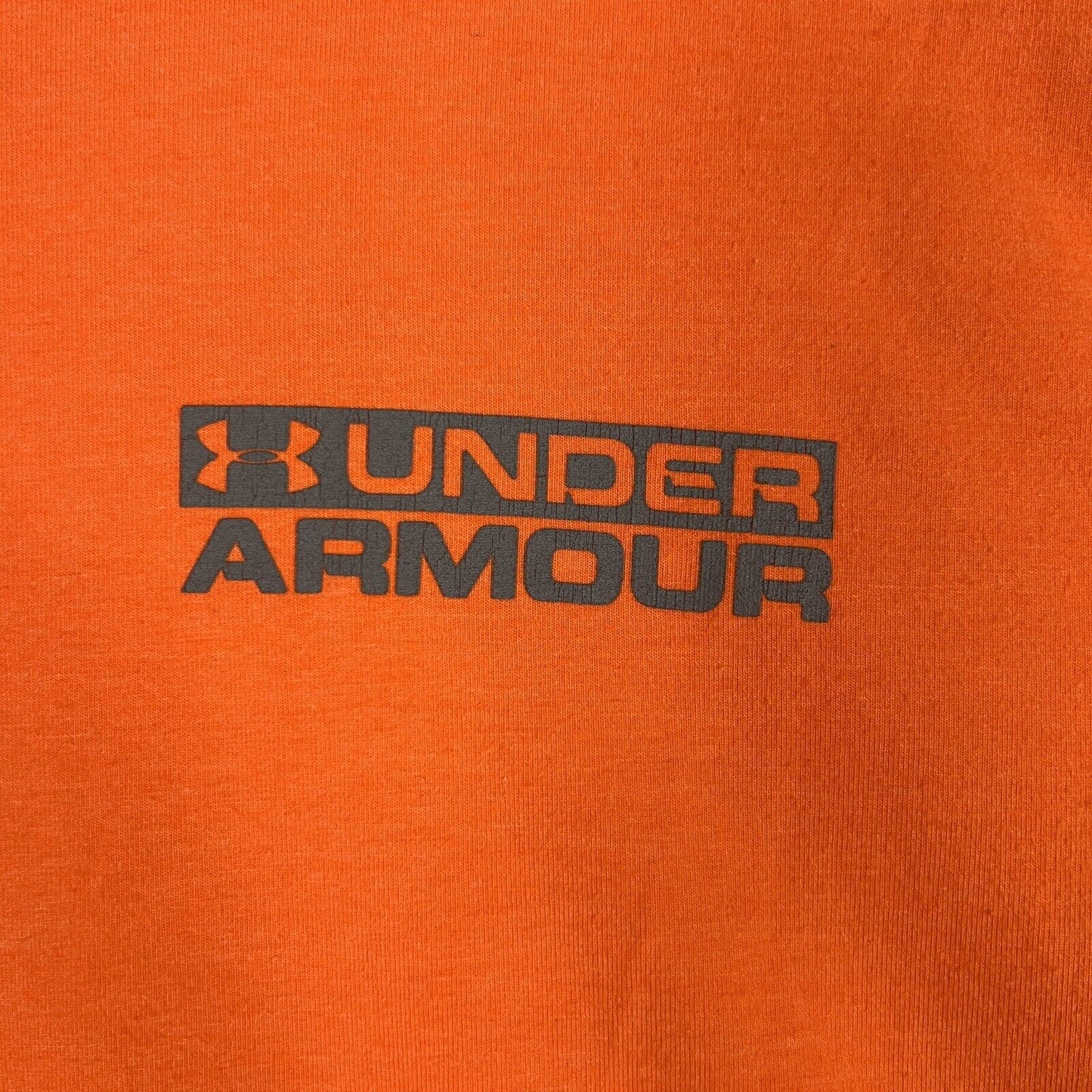 Under Armour T Shirt Men’s Size Medium Color Orange (Pre-Owned) Heat Gear