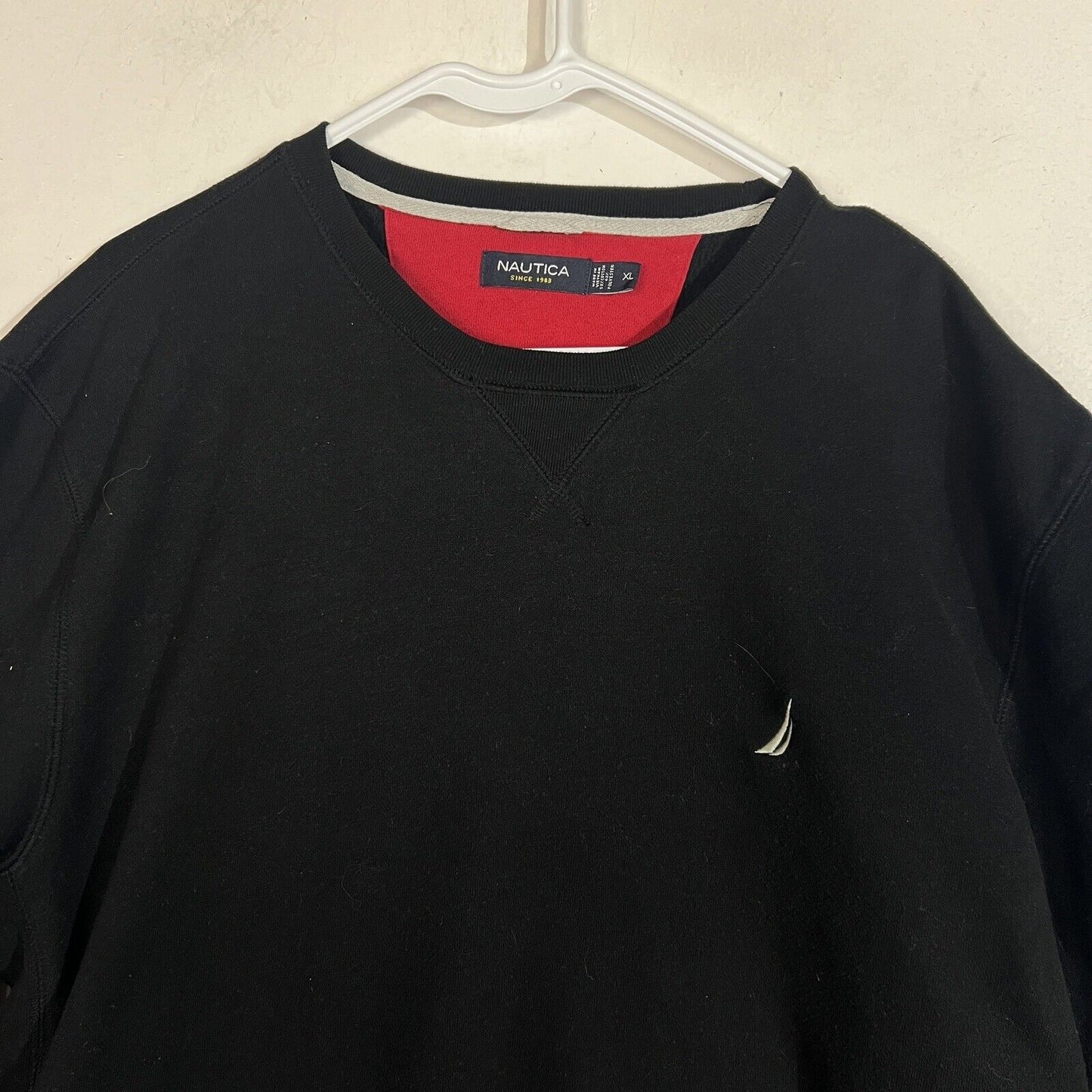 Nautica Sweater Men’s XL Black Long Sleeve Casual 6307