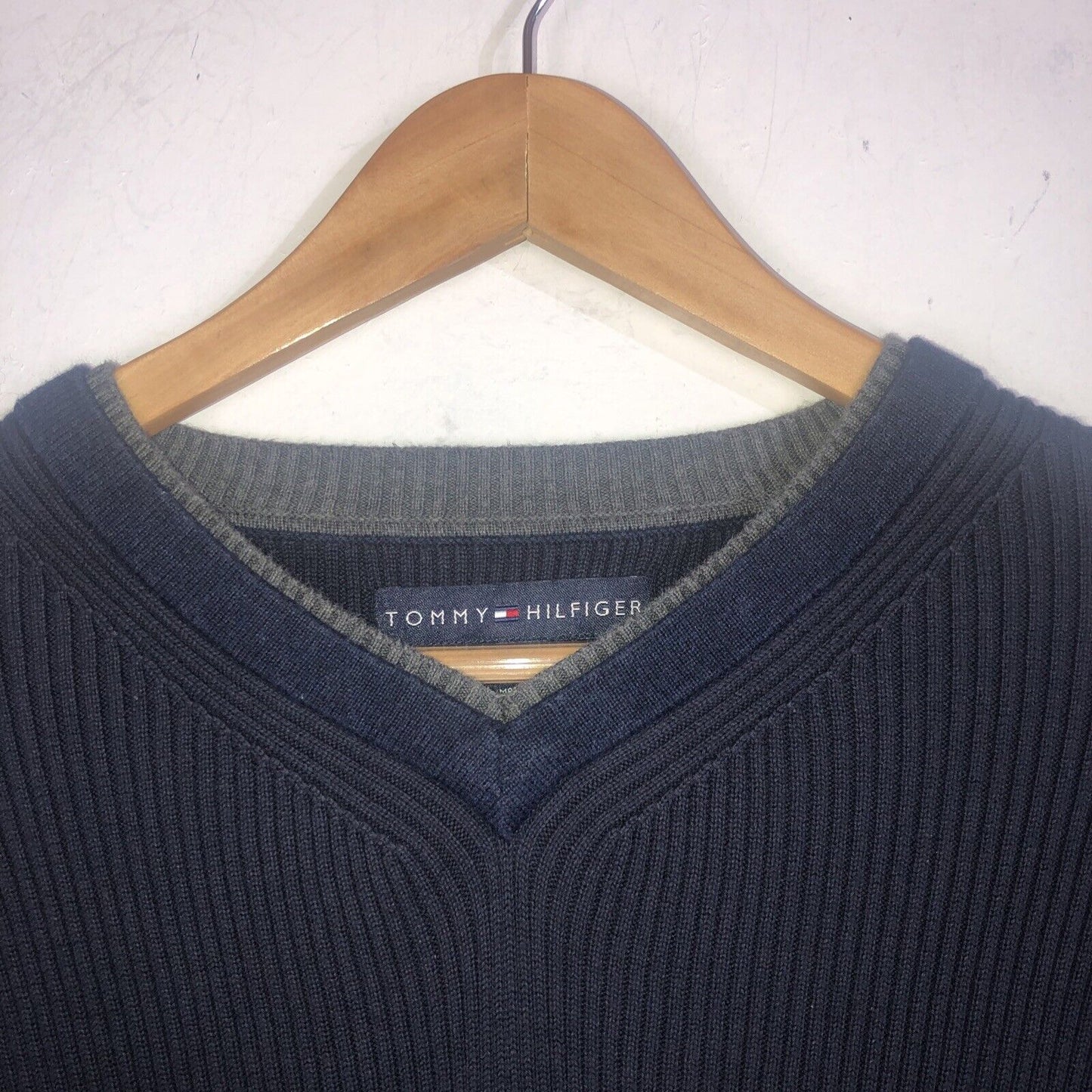 Tommy Hilfiger Sweater Mens Size Large Color Blue
