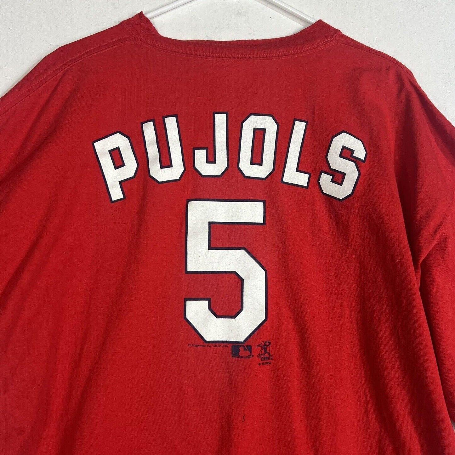 St Louis Cardinals Albert Pujols CSA T- Shirt Men’s 2XL Multicolor Short Sleeve