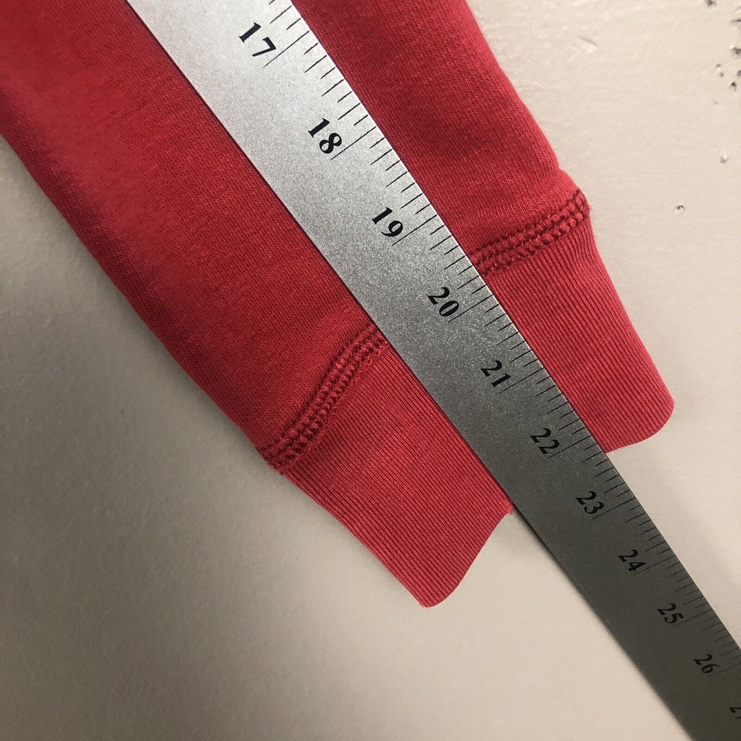Hollister Juniors Pullover Hoodie Size Medium Red Long Sleeve Heavyweight