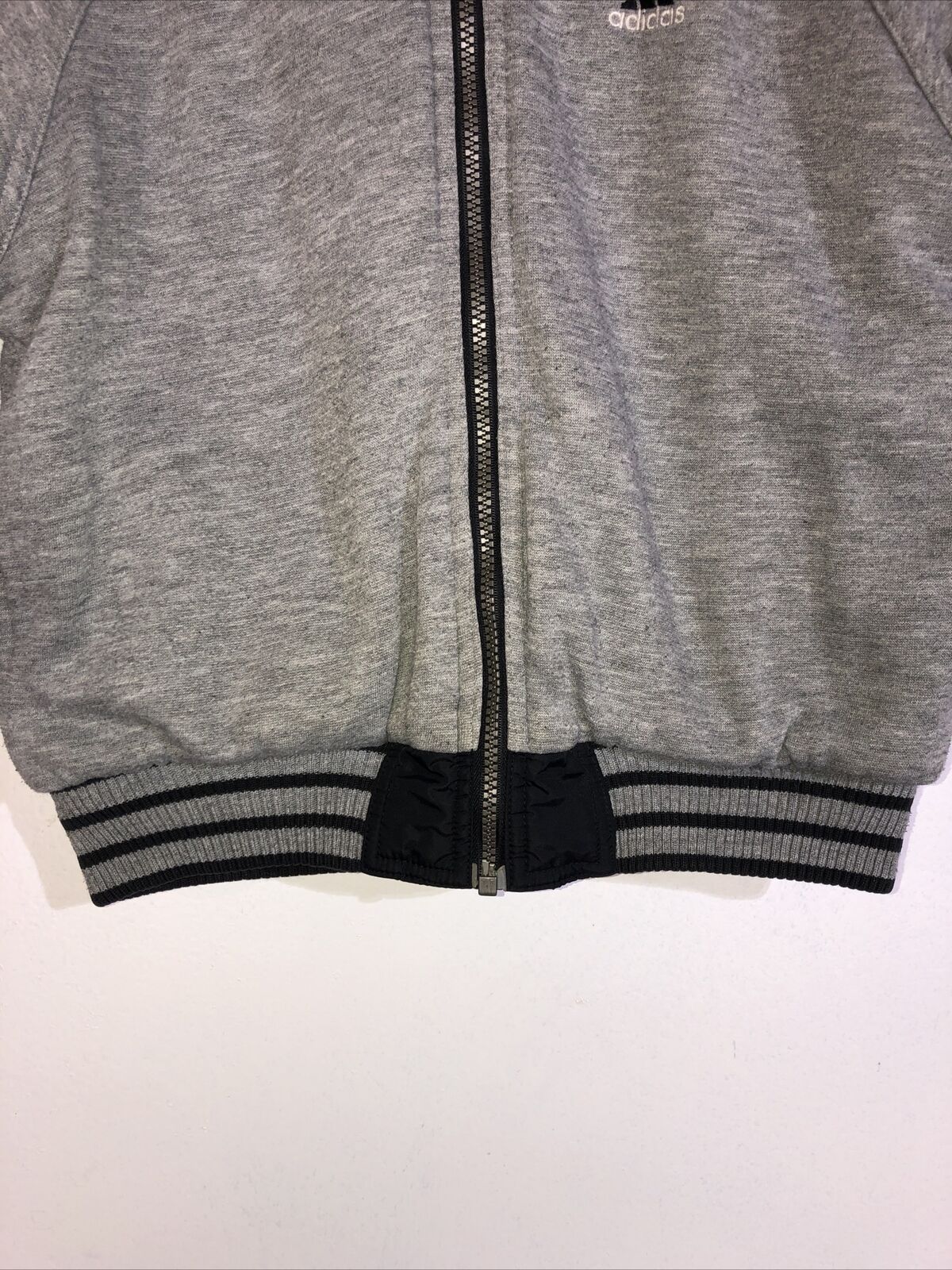 Adidas Reversible Heavyweight Jacket Youth Size Small Color Black/Gray