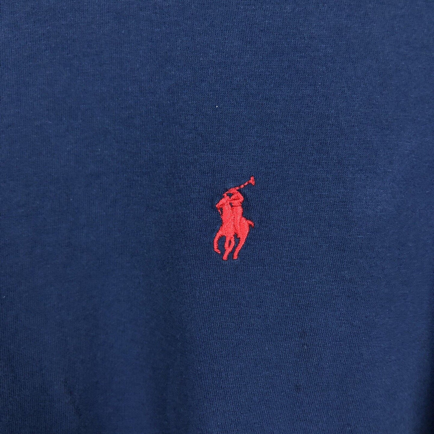 Polo Ralph Lauren Men’s V Neck Tshirt Size L Blue Short Sleeve Pullover