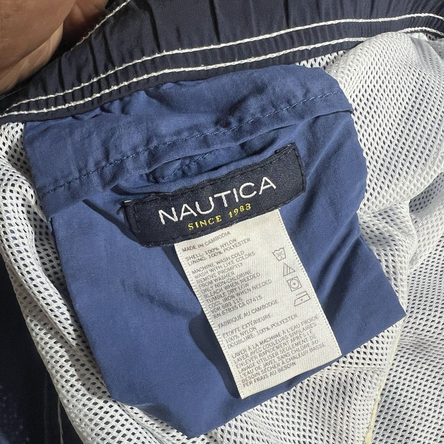 Nautica Swim Trunks Men’s Size XXL Color Blue (Lined)