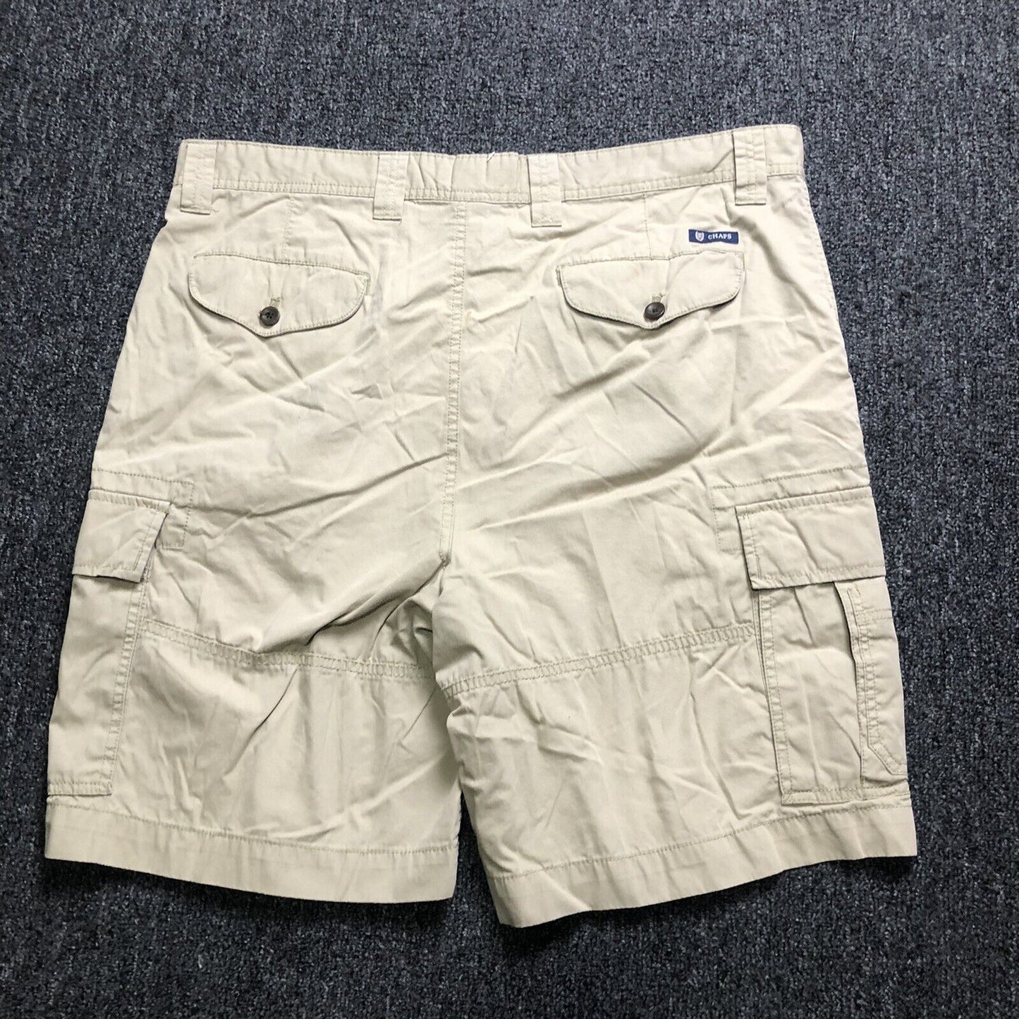 CHAPS Shorts Mens Size 38 Color Khaki. 1421300