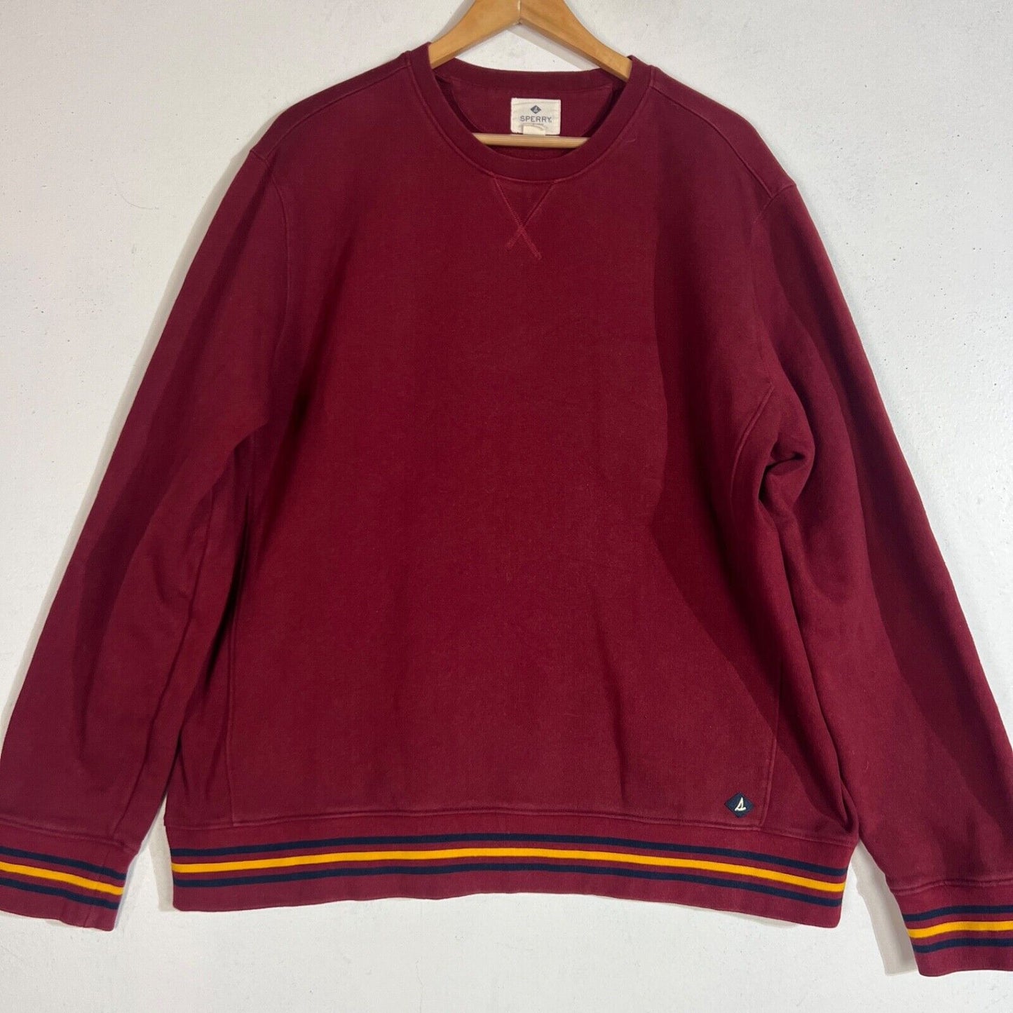 Sperry Sweatshirt Men's Size 2XL Multicolor Heavyweight Pullover Casual