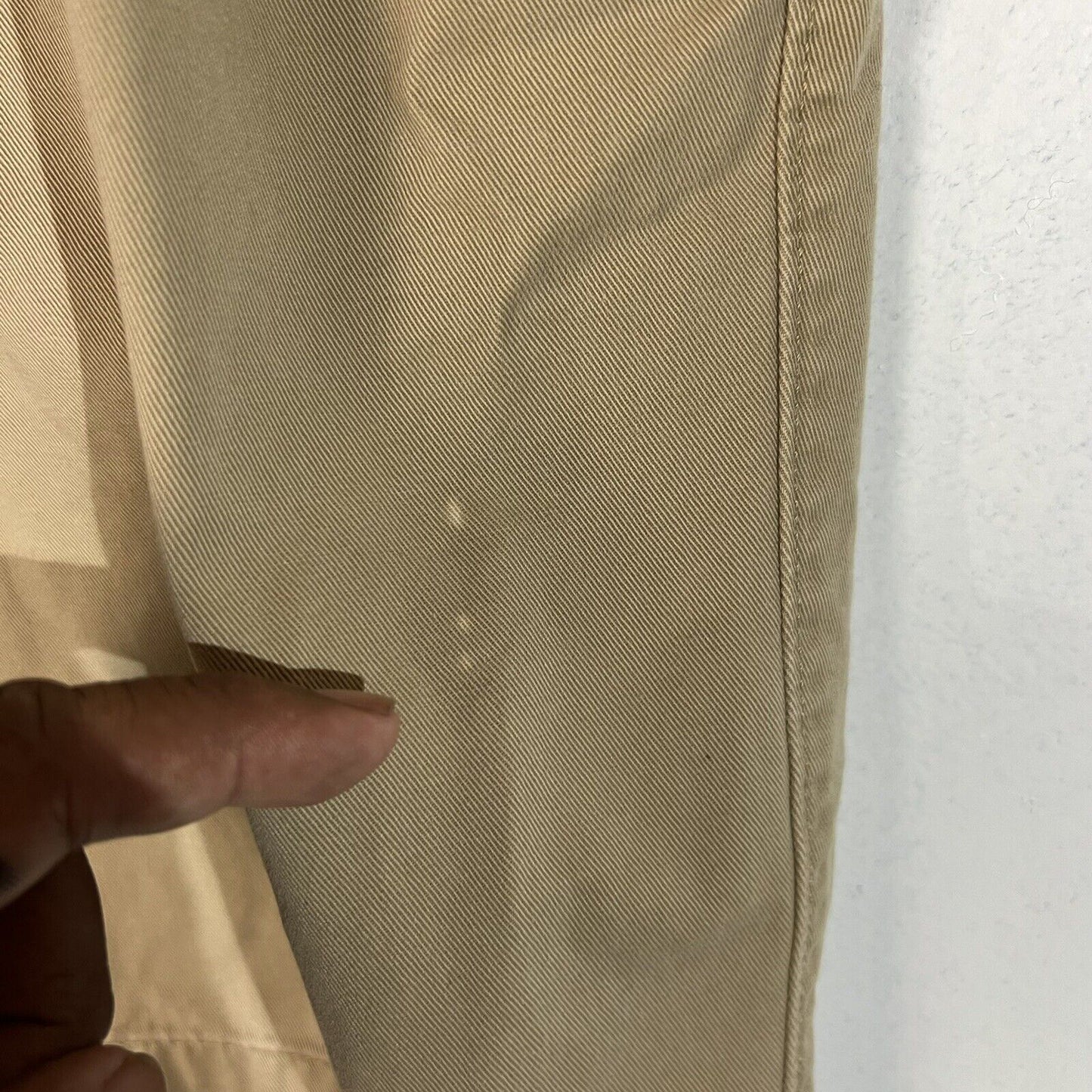 Eddie Bauer Men’s Chino Shorts Size 34 Tall Beige (Pre Owned)