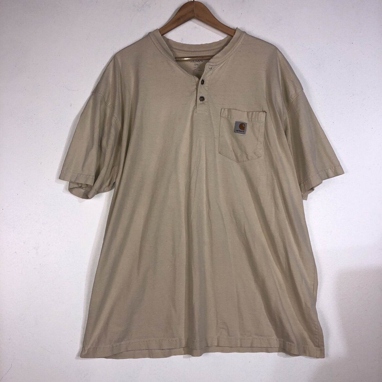 Carhartt T Shirt Mens Size 2XL Color Beige