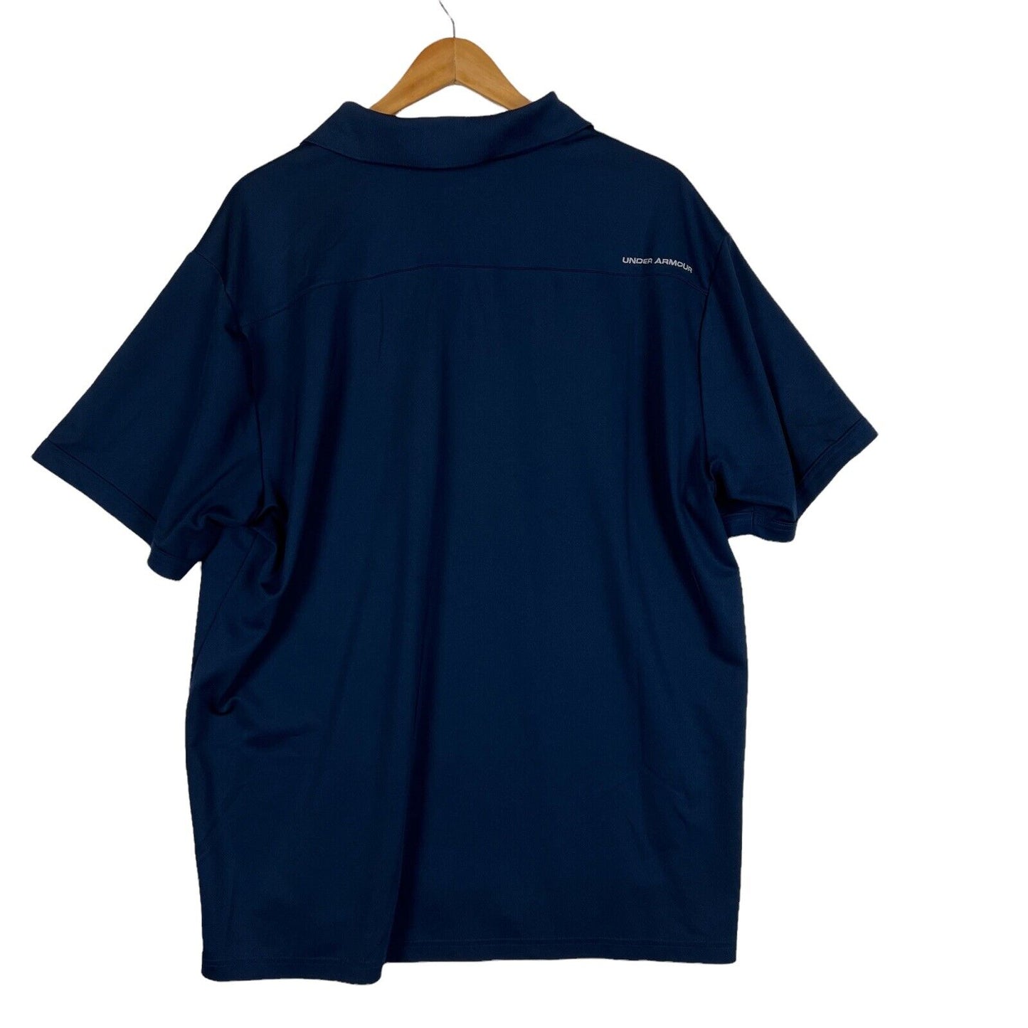 Under Armour Heat Gear Men’s Golf Shirt Size 2XL Color Blue (Pre-Owned)