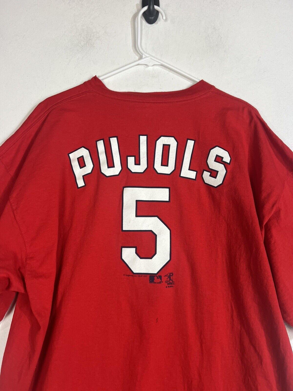 St Louis Cardinals Albert Pujols CSA T- Shirt Men’s 2XL Multicolor Short Sleeve