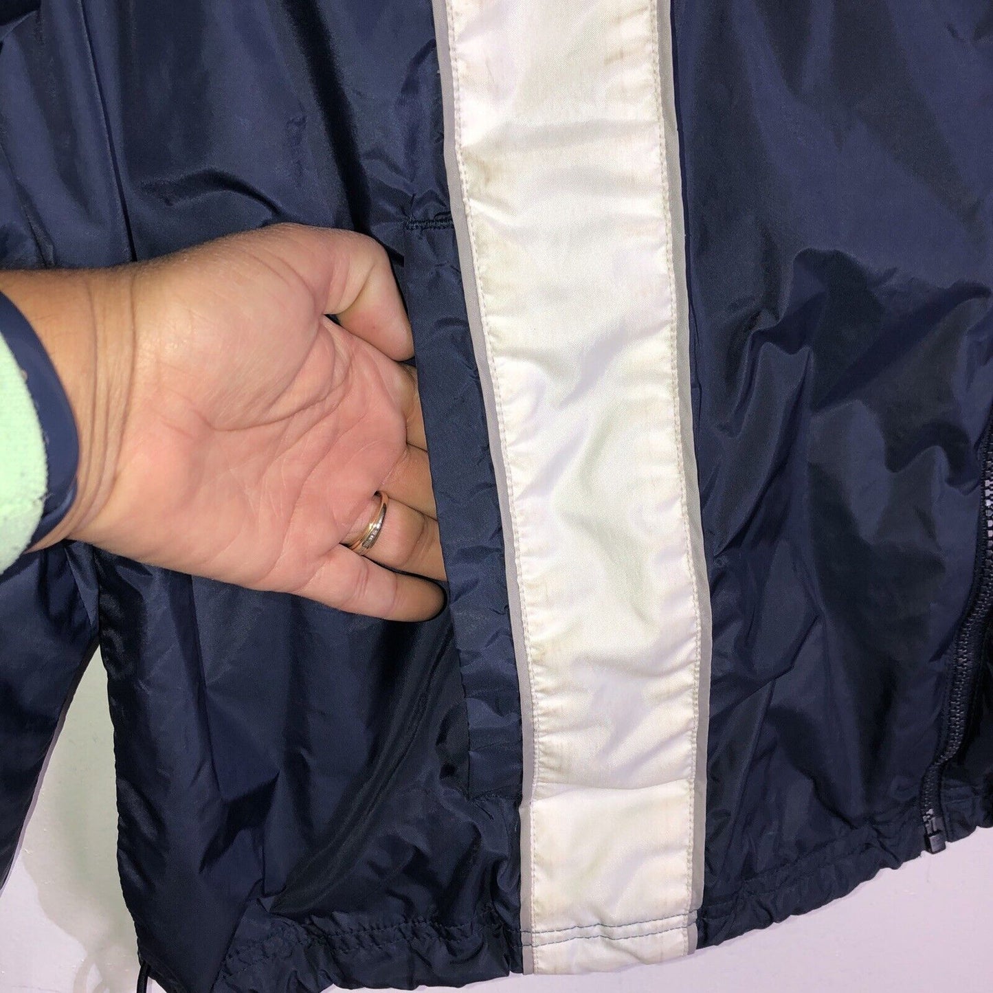 Adidas Jacket Mens Size 2XL Color Blue Lightweight