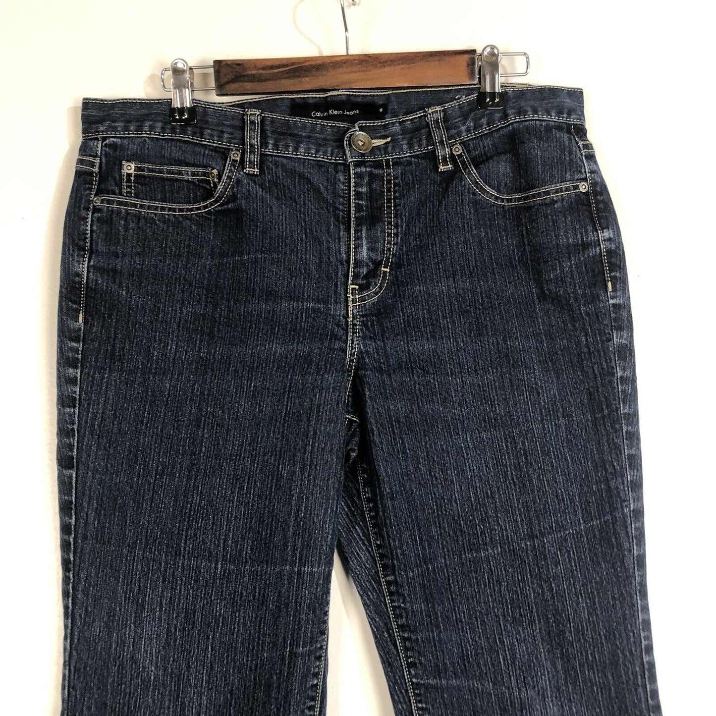Calvin Klein Jeans Flare Womens Size 12 Color Blue