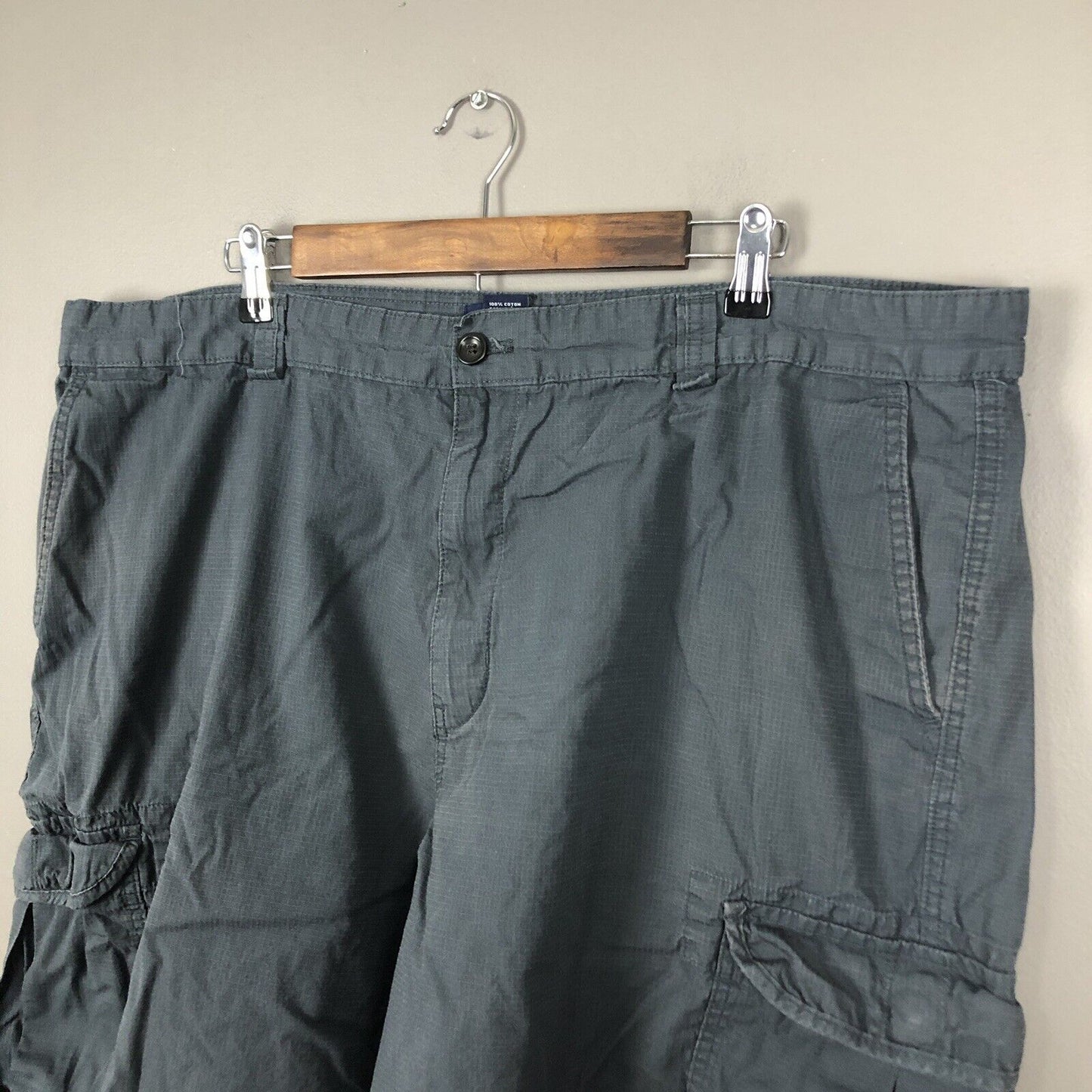 Chaps Men’s Cargo Shorts Size 44w Gray Casual