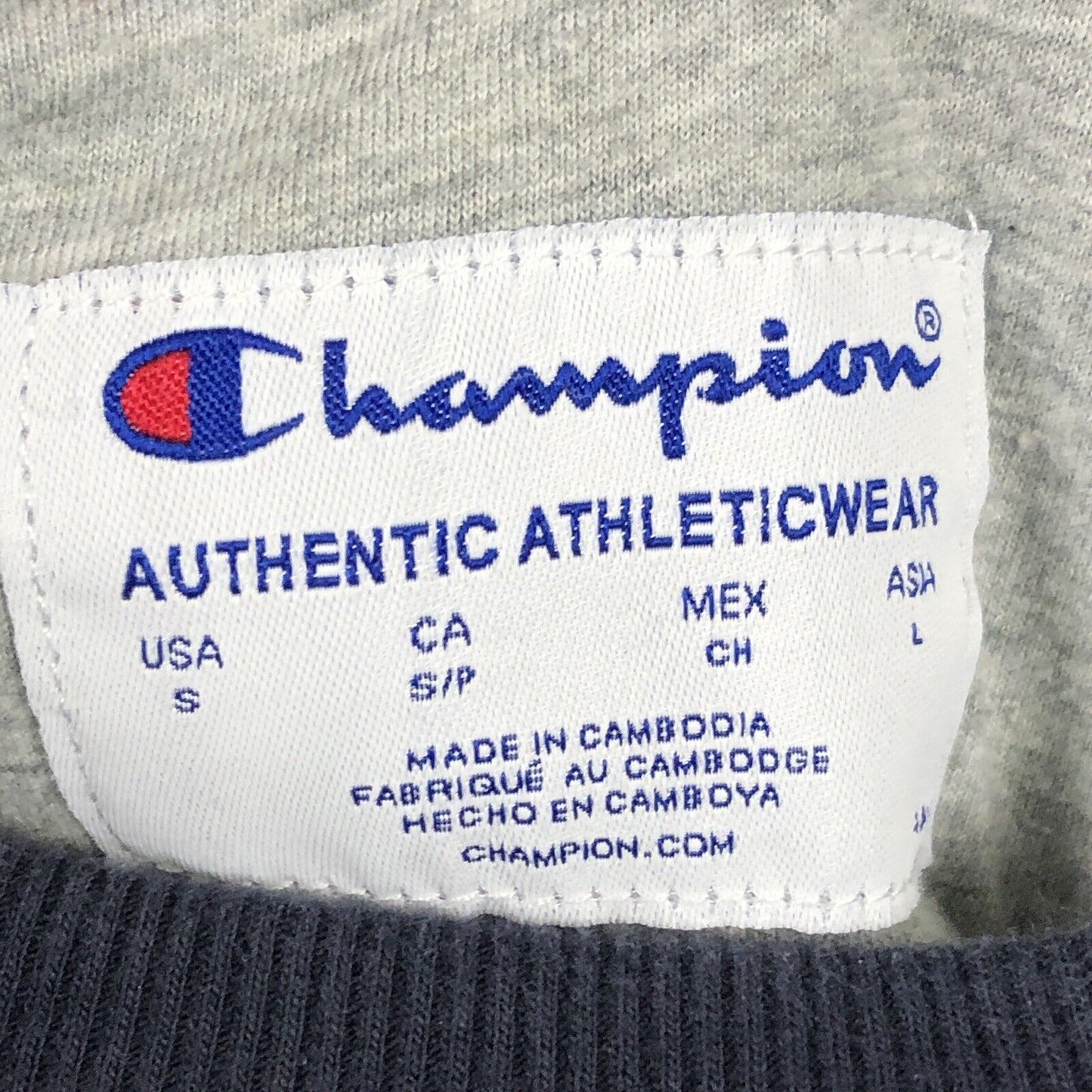 Champion Men’s Sweatshirt Size Small Multicolor Long Sleeve Pullover