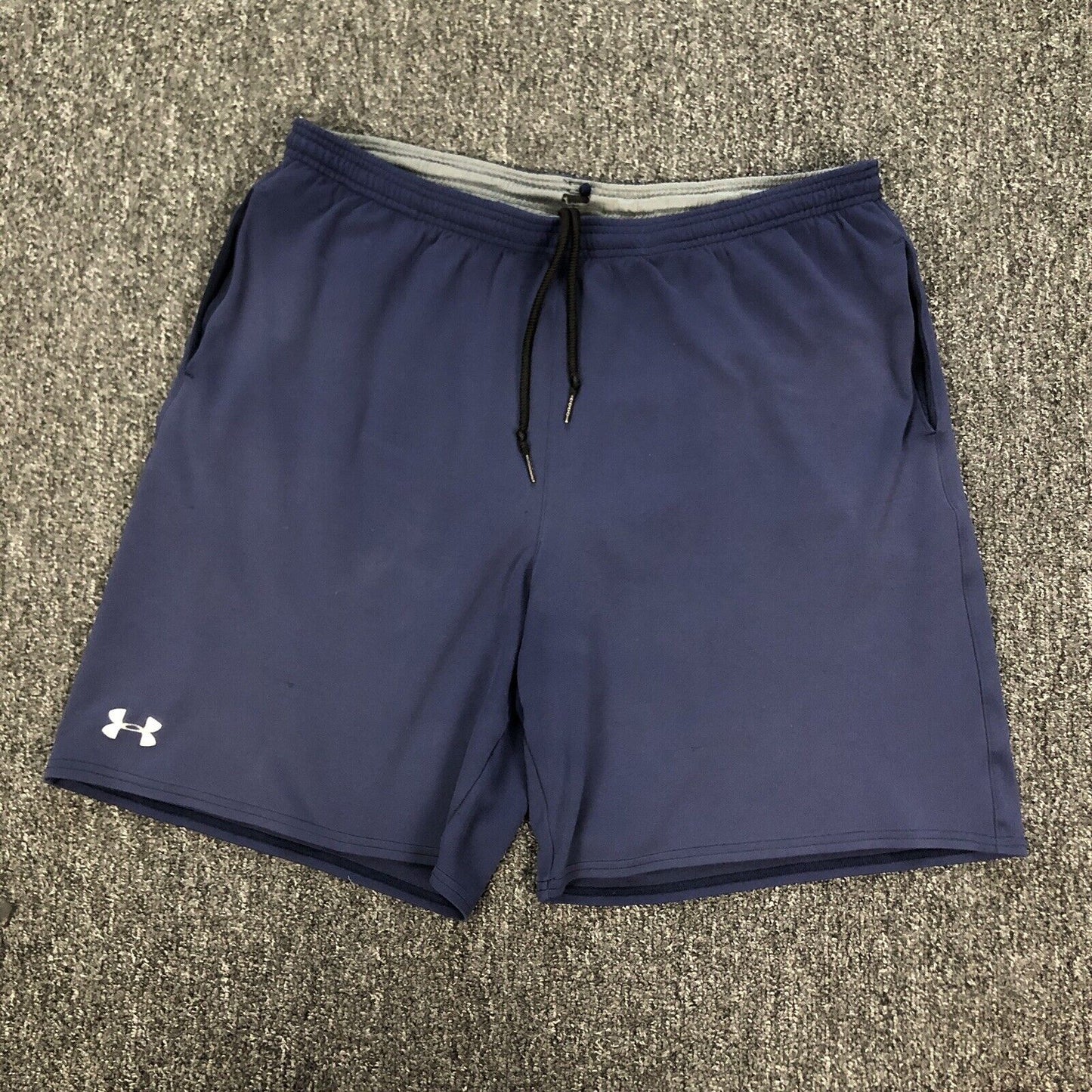 Vintage Under Armour Shorts Men’s Size XL Color Blue Athletic Drawstring