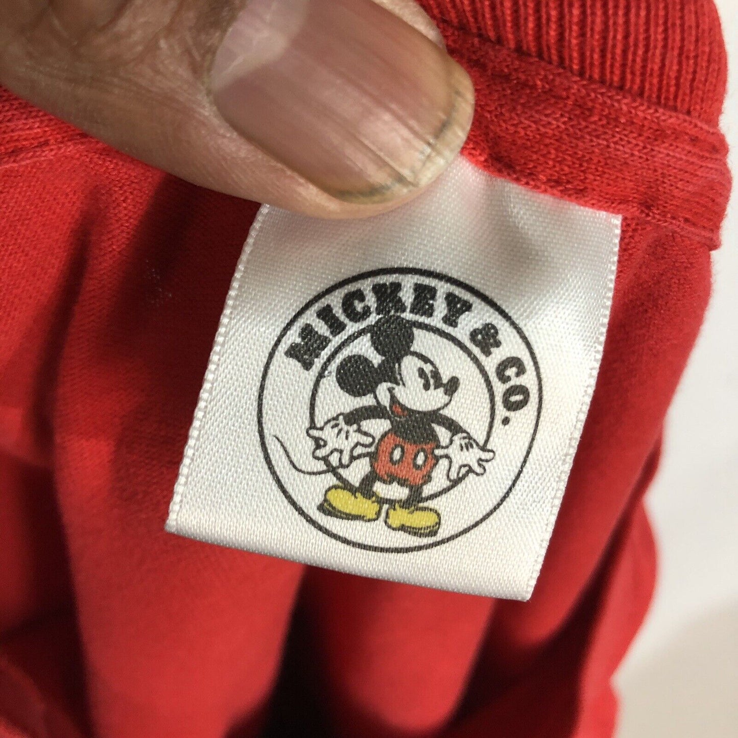 Vintage Disney Mickey Mouse T-Shirt Men’s Size 2XL Color Red (One Size Fits All)