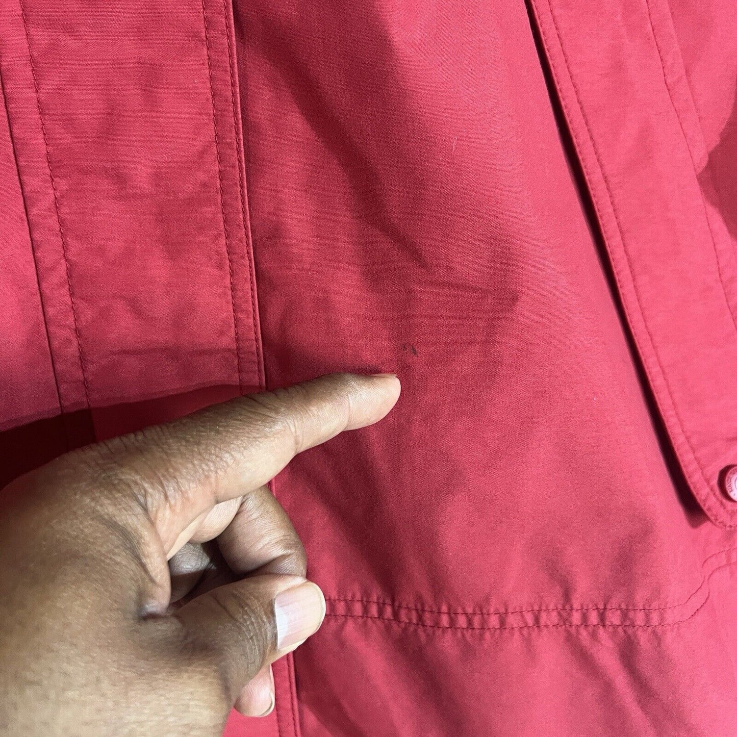 Eddie Bauer Jacket Women’s Size Large Color Red Full Zip Casual