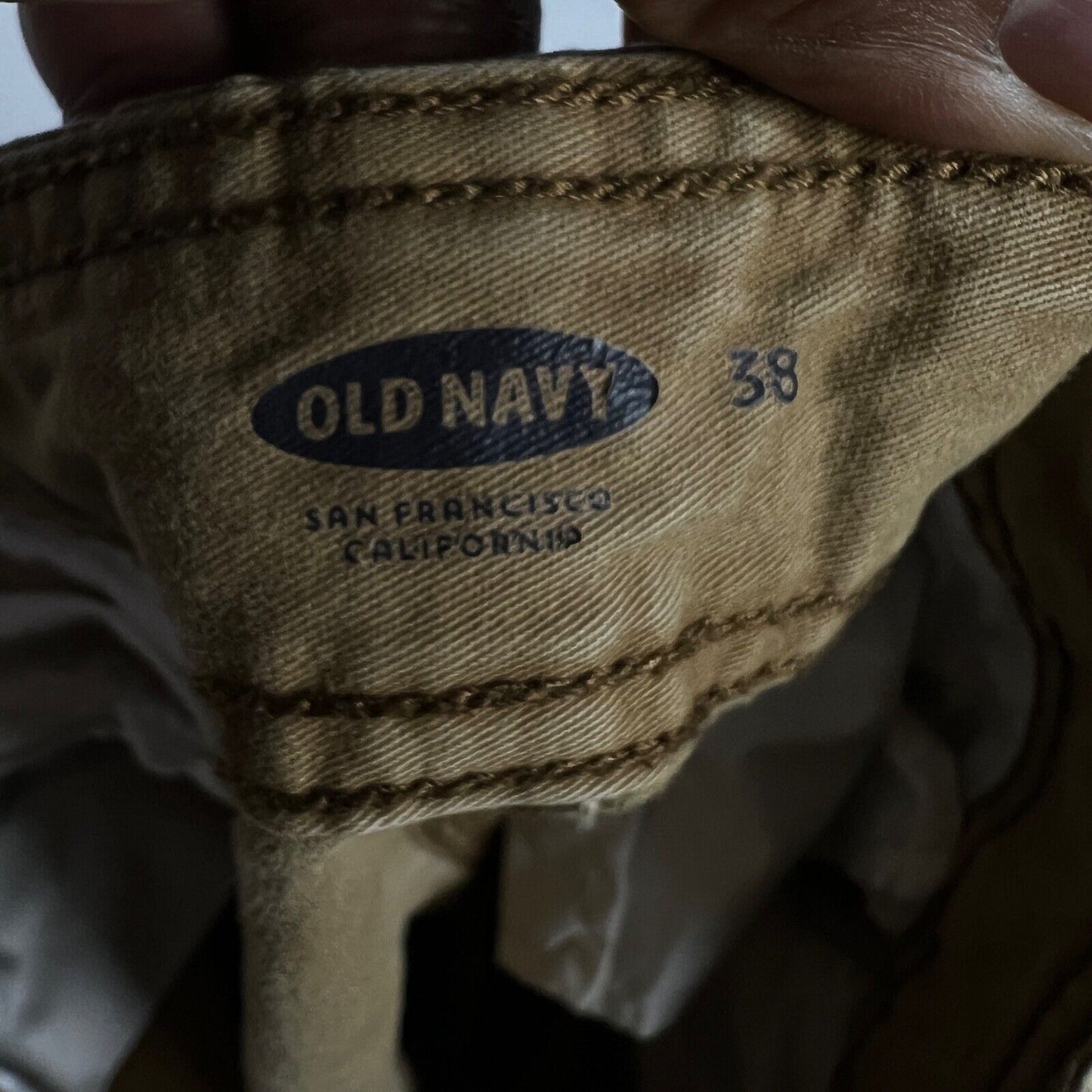 Old Navy Shorts Men's Size 38 Color Beige Cargo Heavyweight
