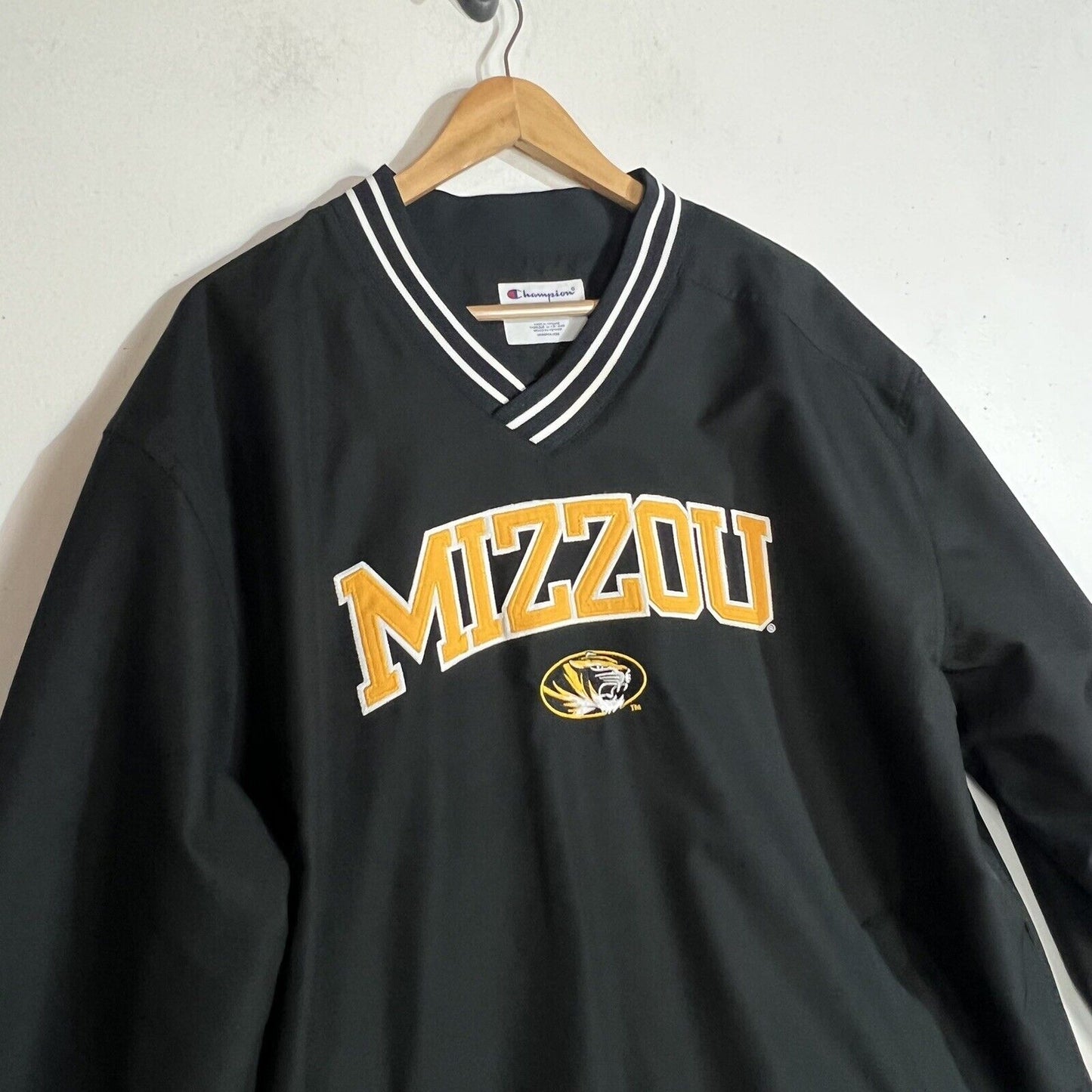 Champion Mizzou Jacket Men’s Large Multicolor Long Sleeve Lined Pullover