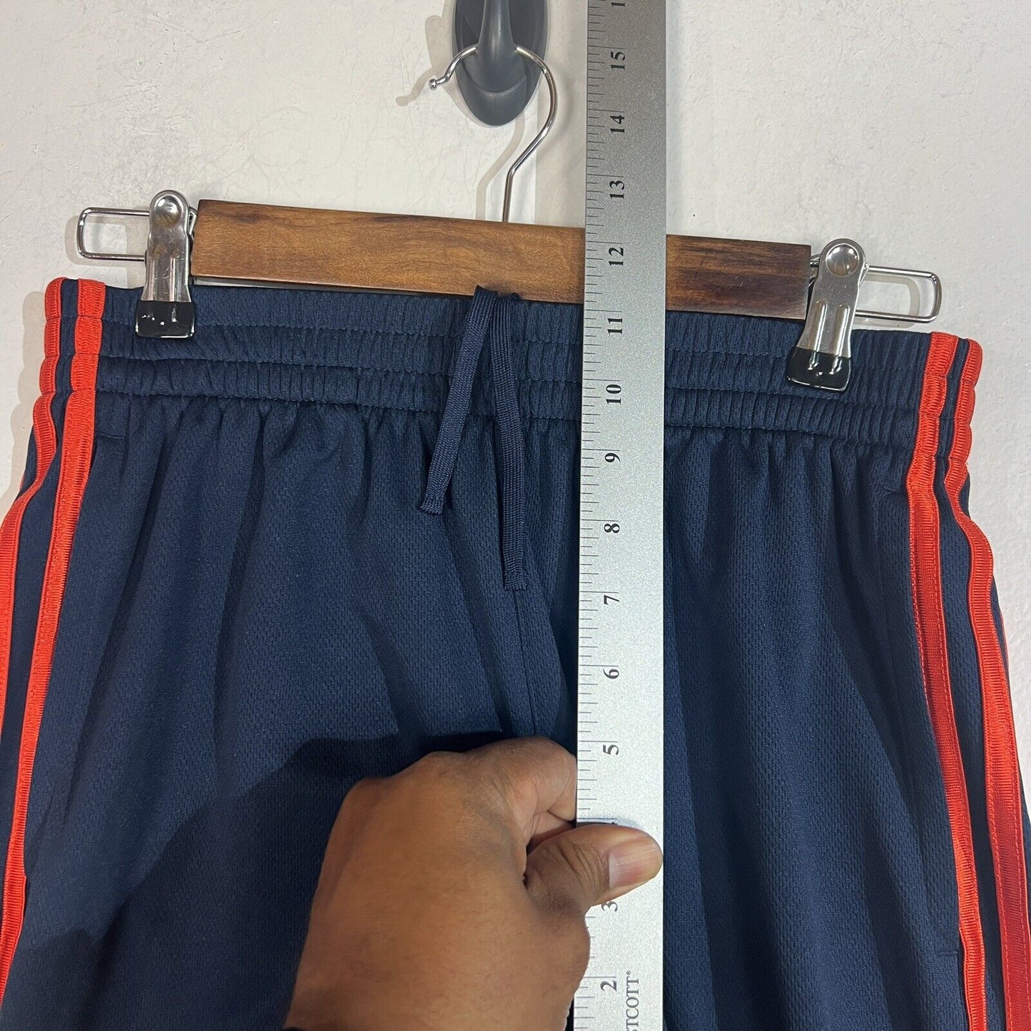 Adidas Basketball Shorts Boys Size Large (14/16) Multicolor With Drawstring