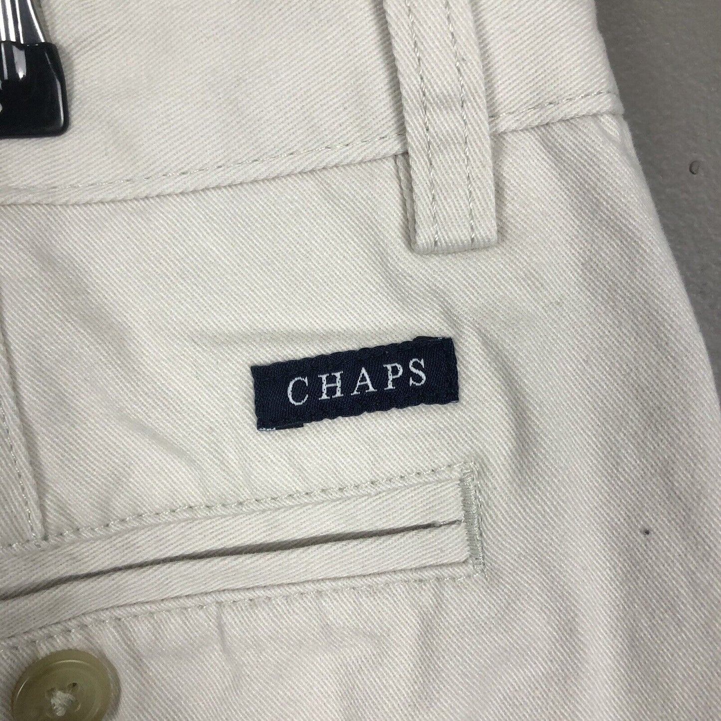 Chaps Men’s Chino Shorts Size 38W Color Beige Casual