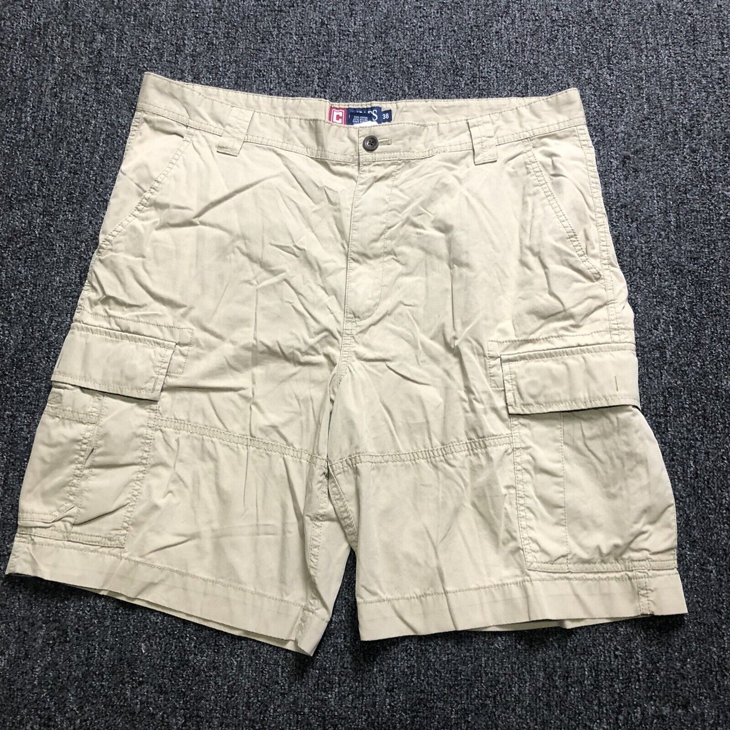 CHAPS Shorts Mens Size 38 Color Khaki. 1421300
