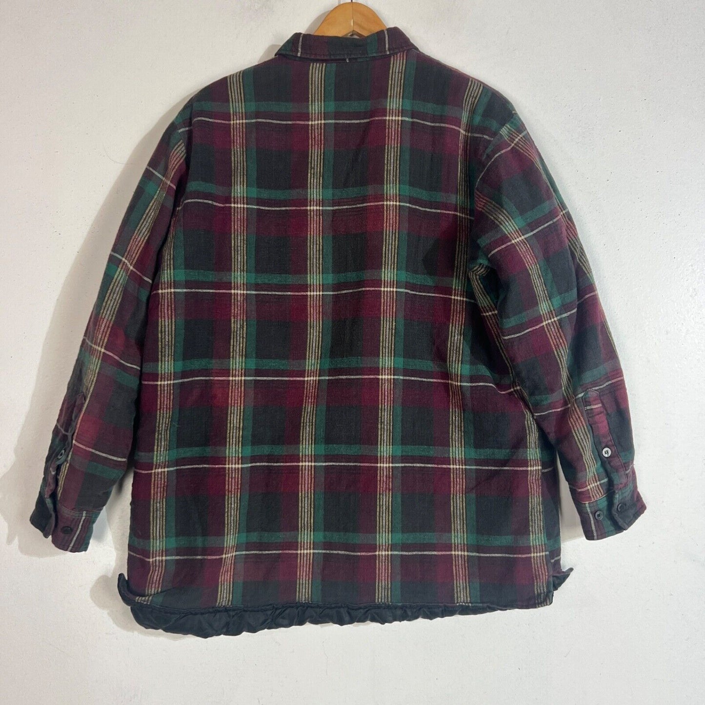 Coleman Outdoor Lined Shirt Men's Size Large Multicolor Button Down Heavyweight