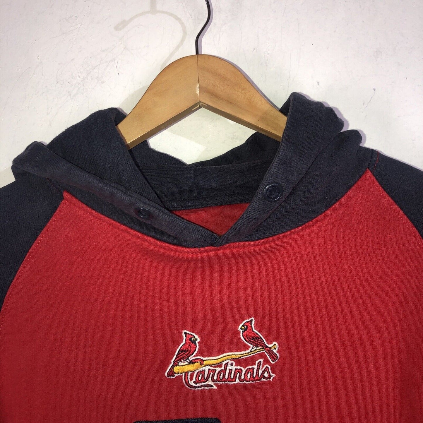 Stitches St Louis Cardinals Hoodie Adult Large Color Red/Blue