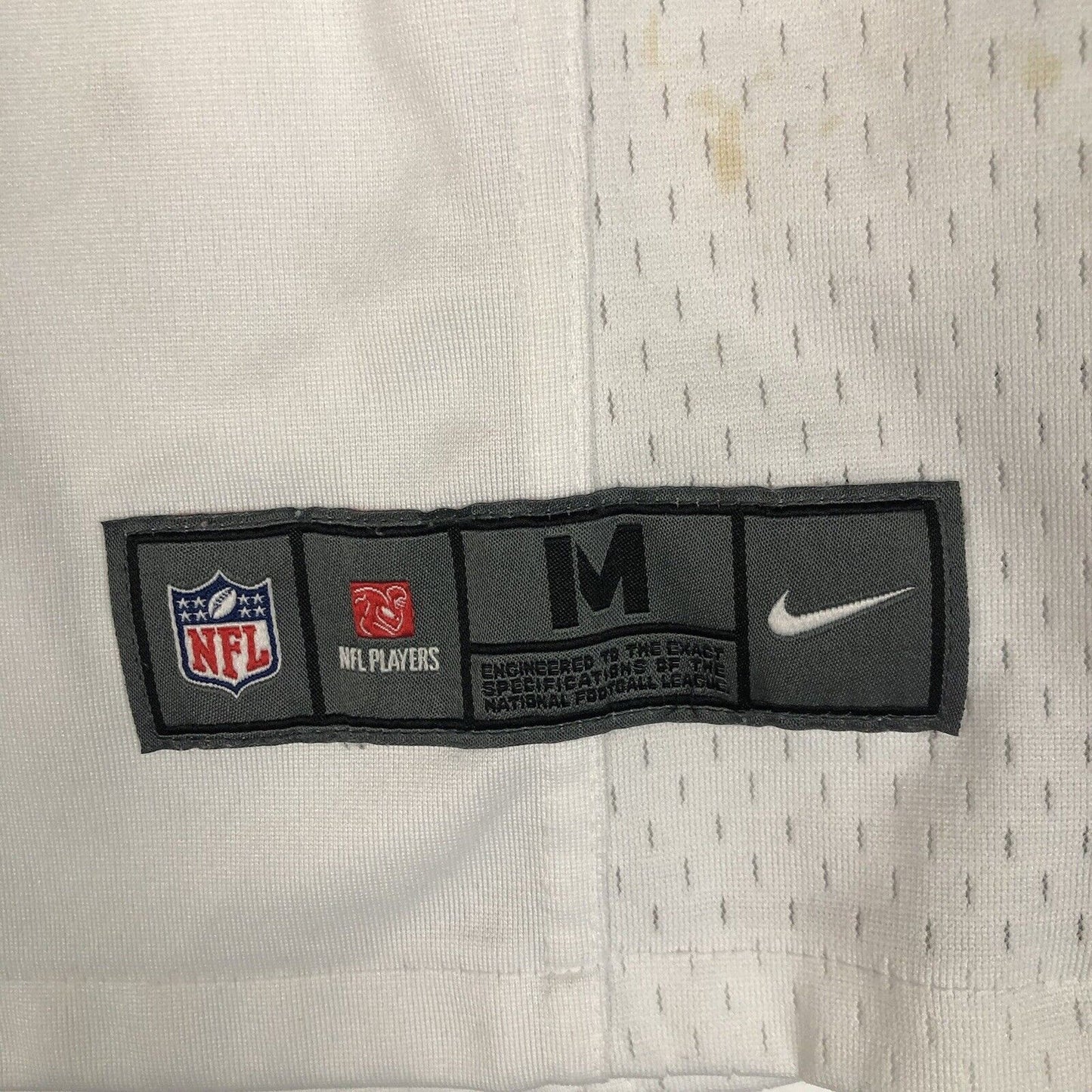 Nike NFL Seahawks Jersey Unisex Youth M White Short Sleeve Lightweight Pre-Owned
