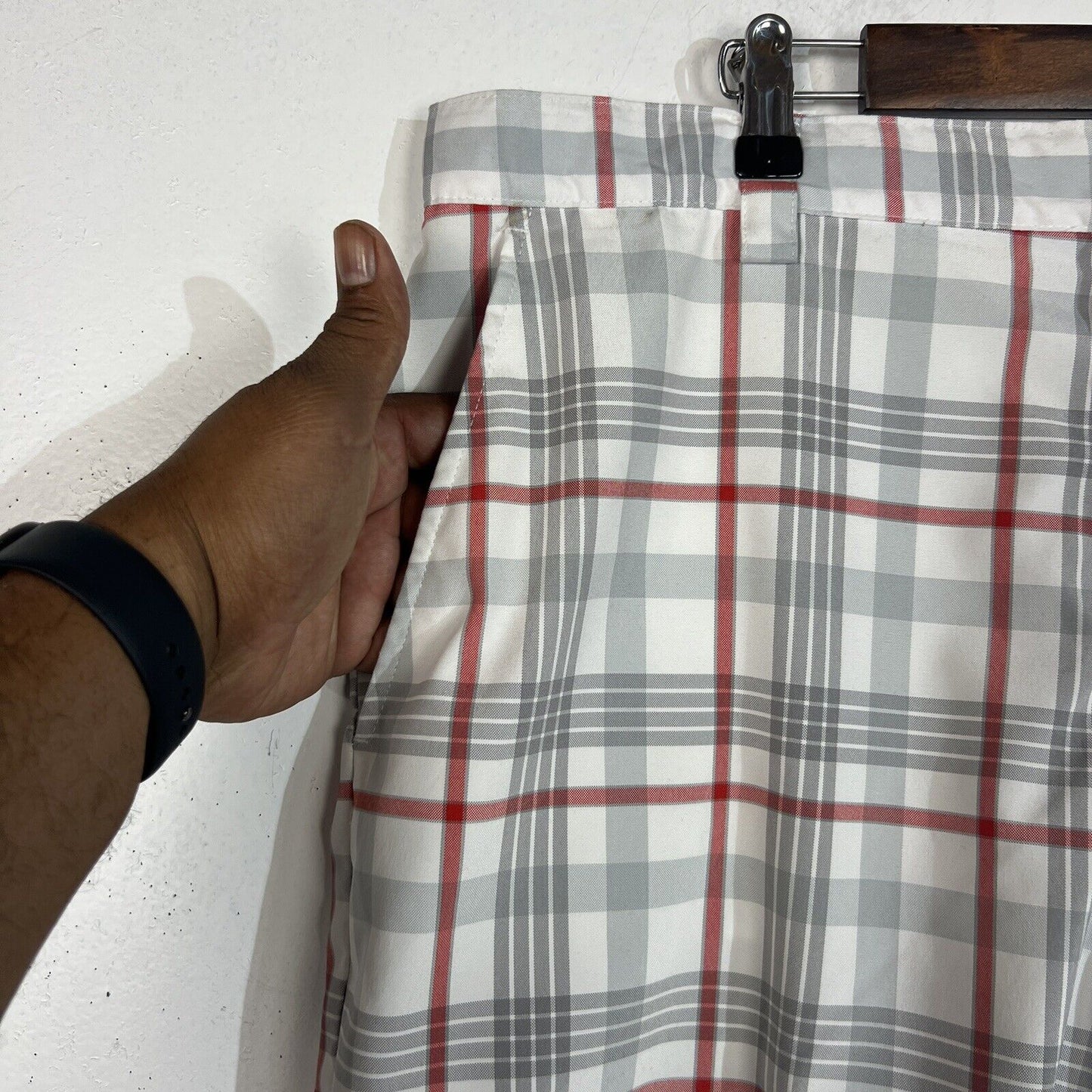 Izod Performx Golf Shorts Men's Size 38 Multicolor Plaid Chino