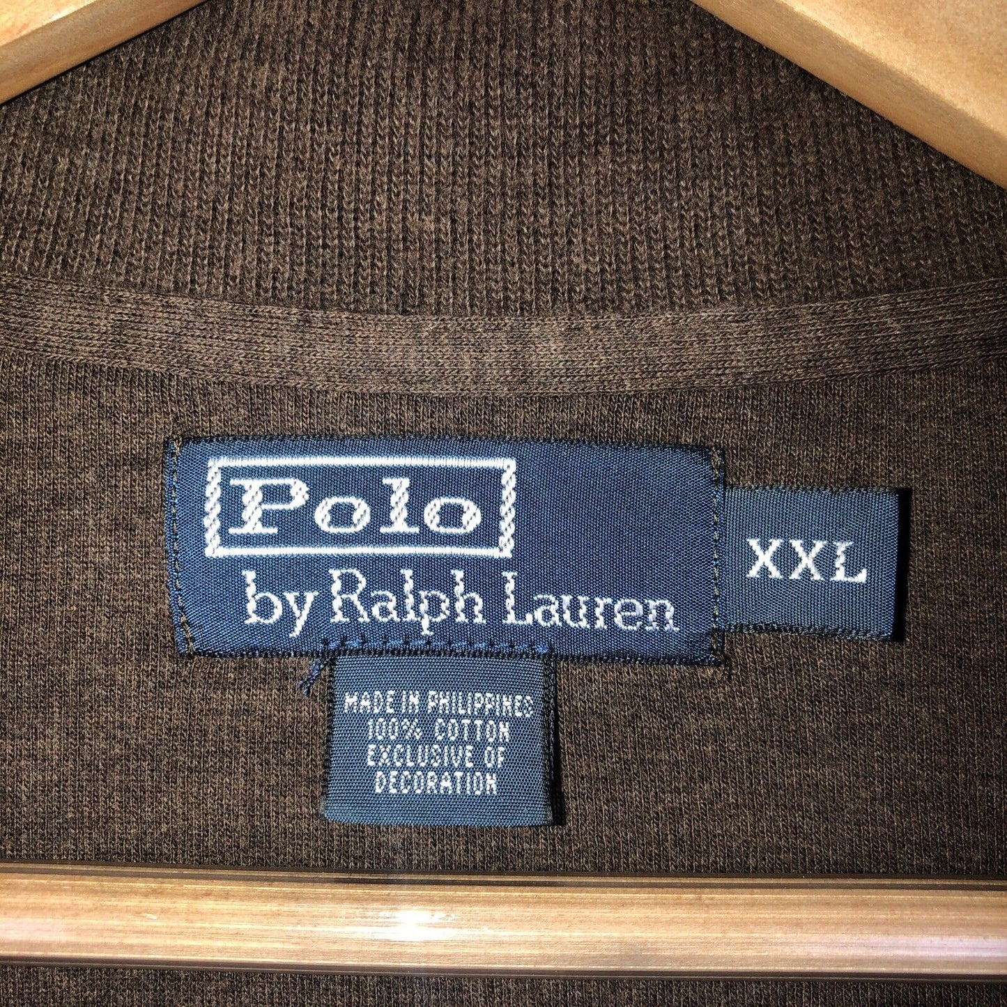 Polo Ralph Lauren Sweater Mens Size XXL Color Brown