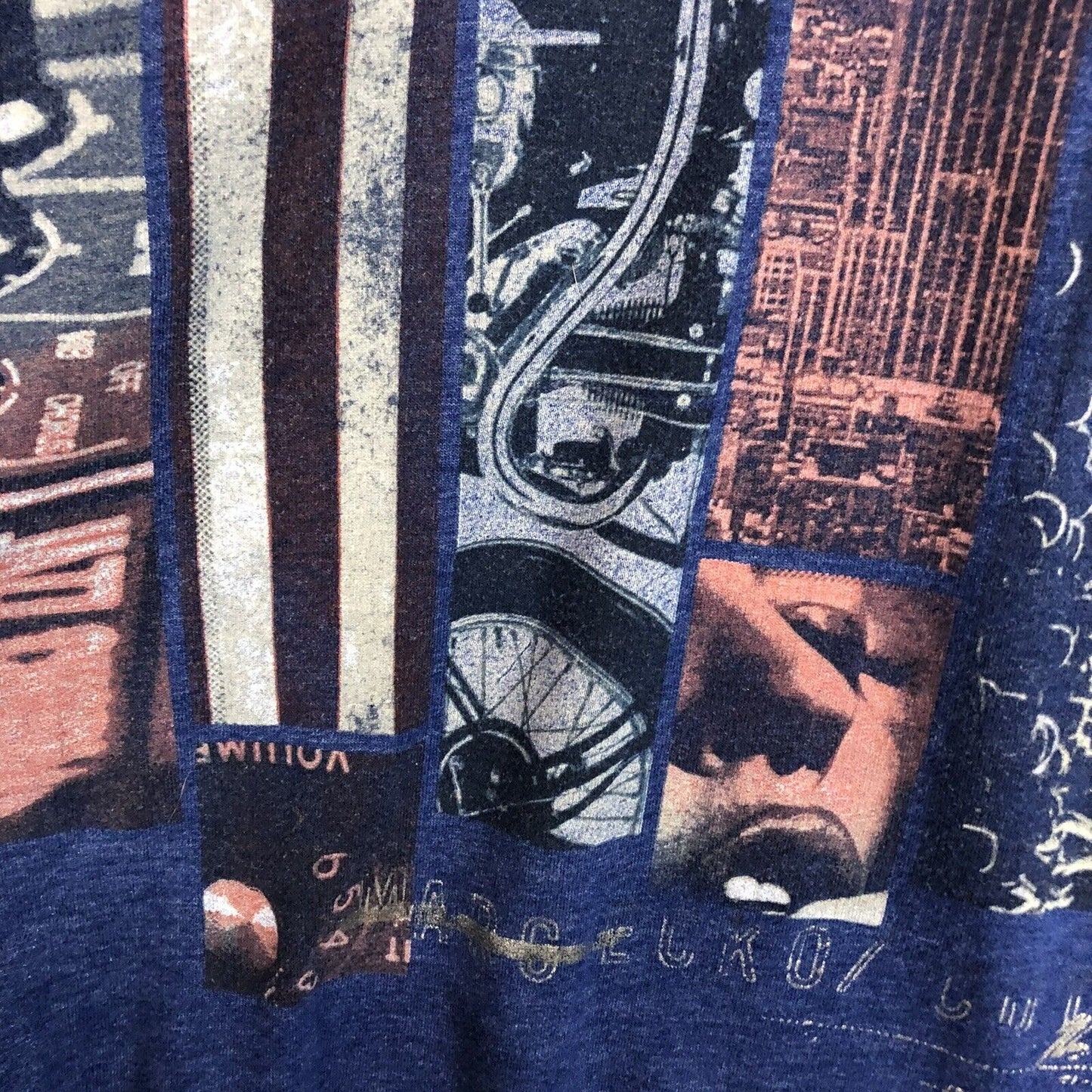 Marc Ecko Cut & Sew T-Shirt Men's Size Large Color Blue
