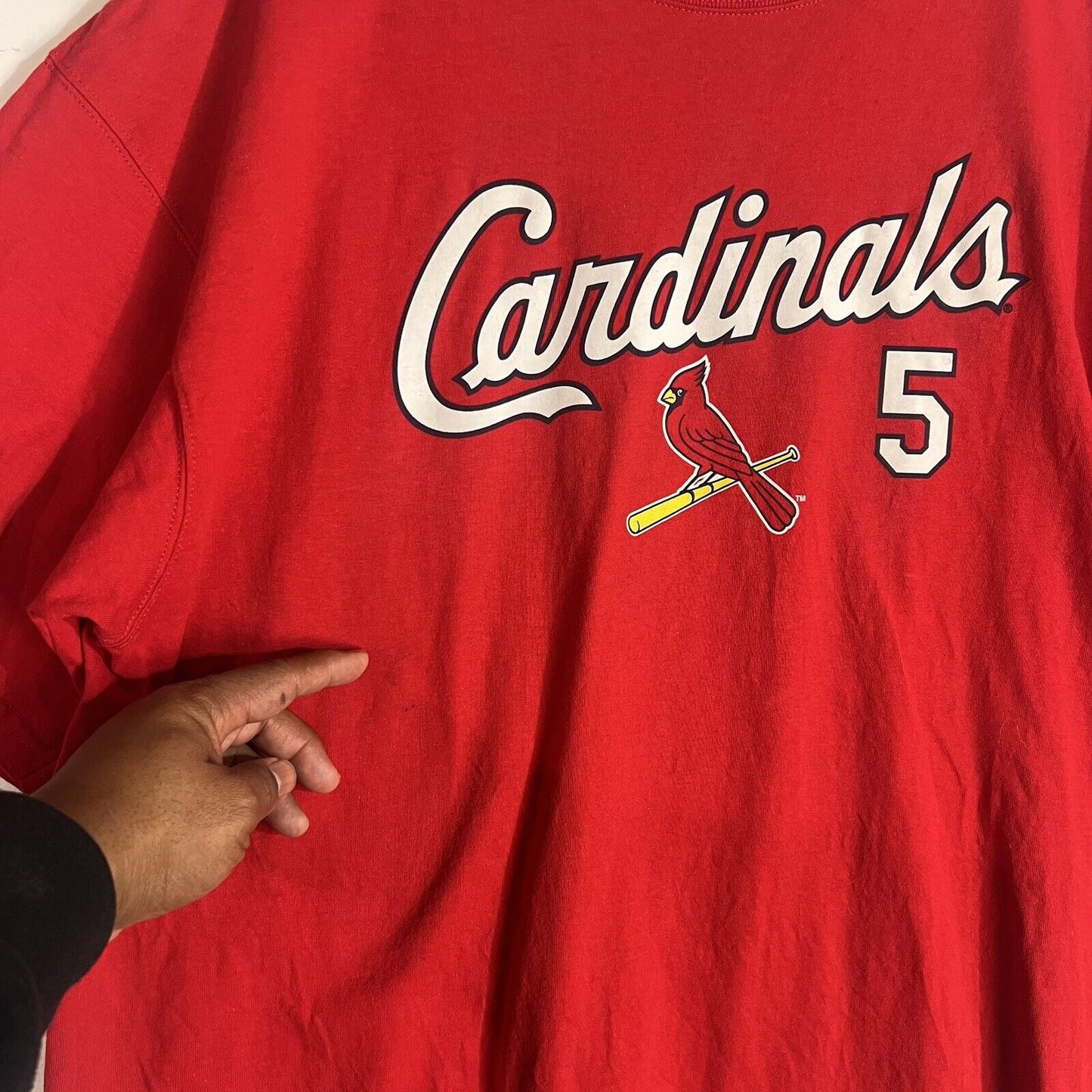 St Louis Cardinals Albert Pujols CSA T- Shirt Men’s 2XL Multicolor Short Sleeve