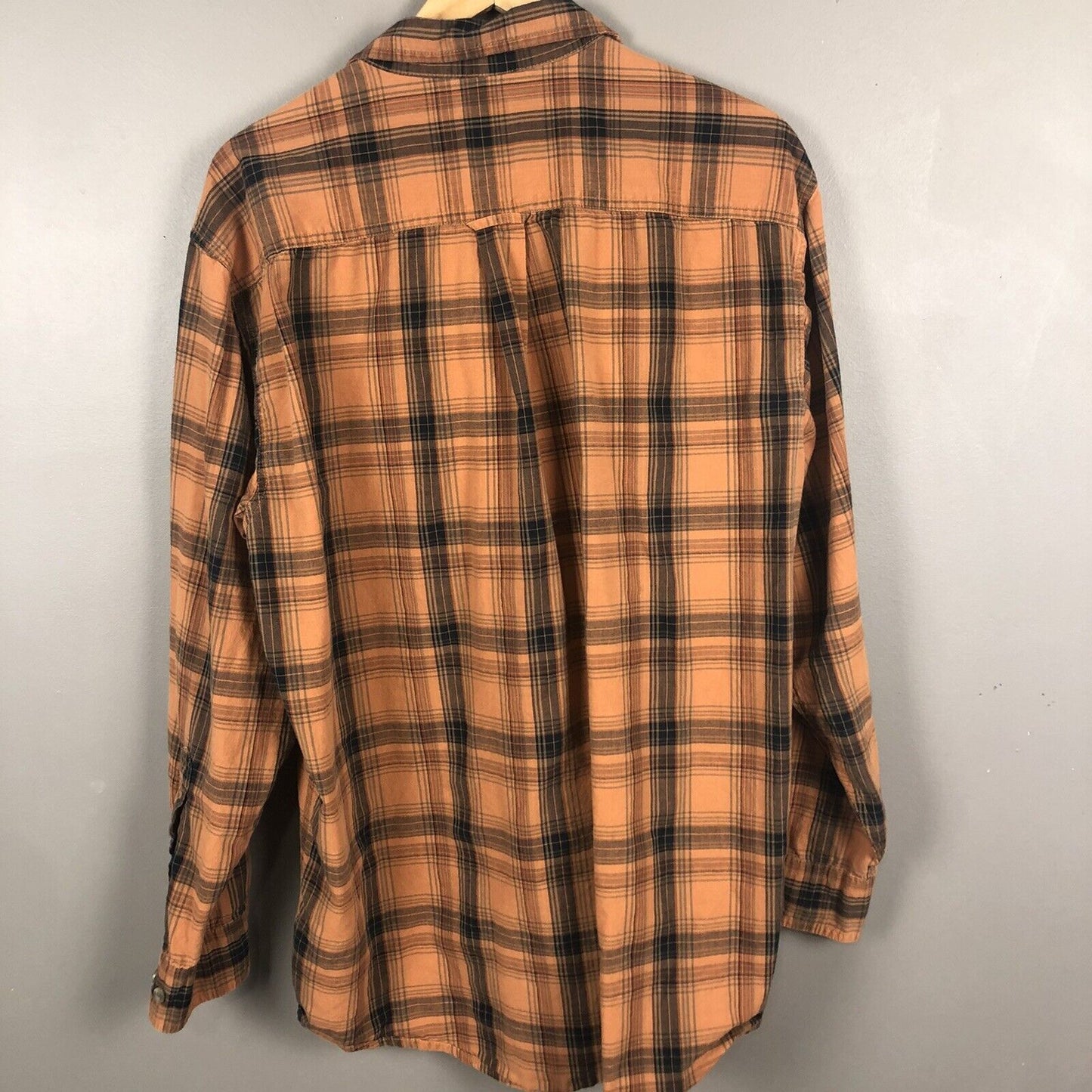 Red Head Button Up Shirt Men’s XL Long Sleeve Multicolor