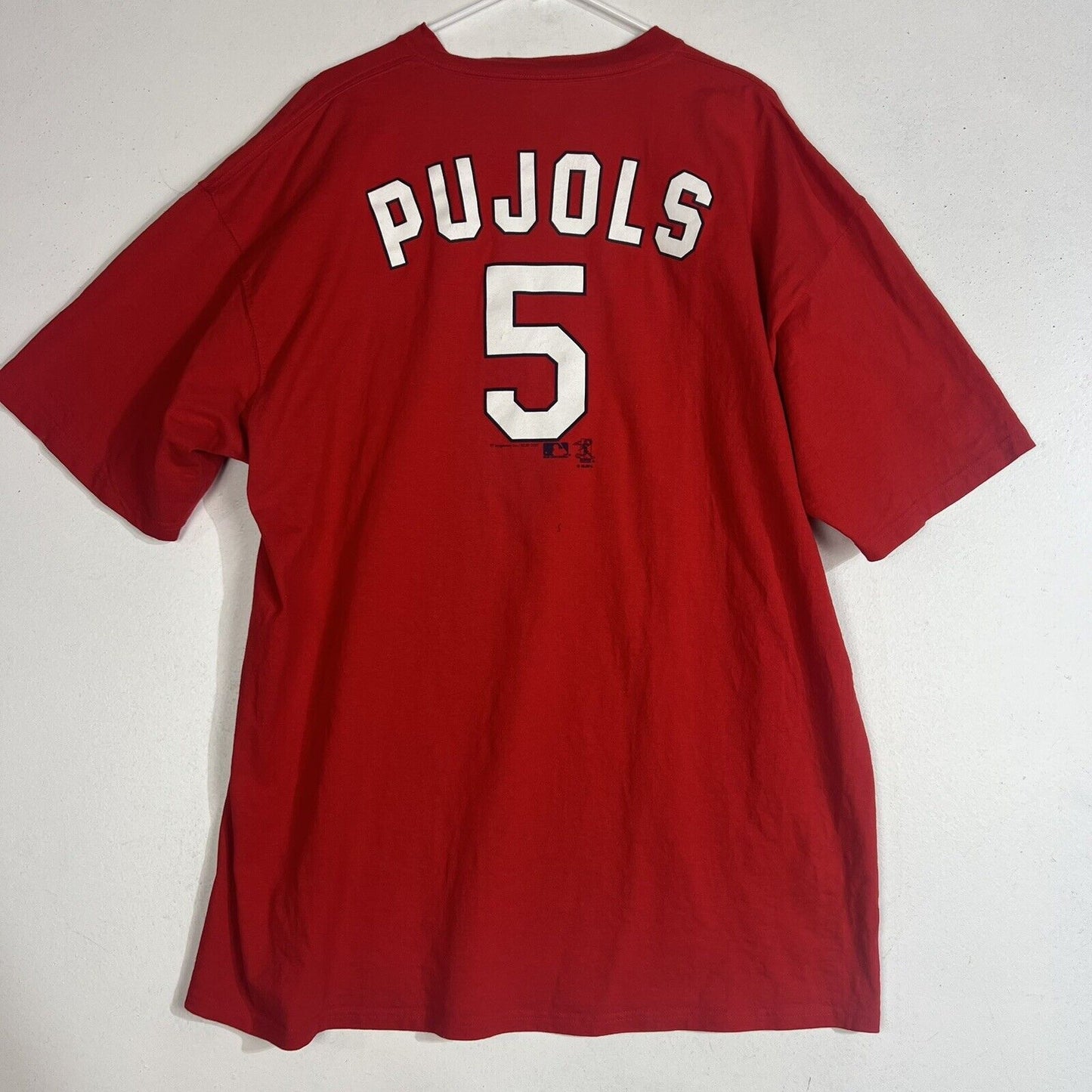 St Louis Cardinals Albert Pujols CSA T- Shirt Men’s 2XL Multicolor Short Sleeve