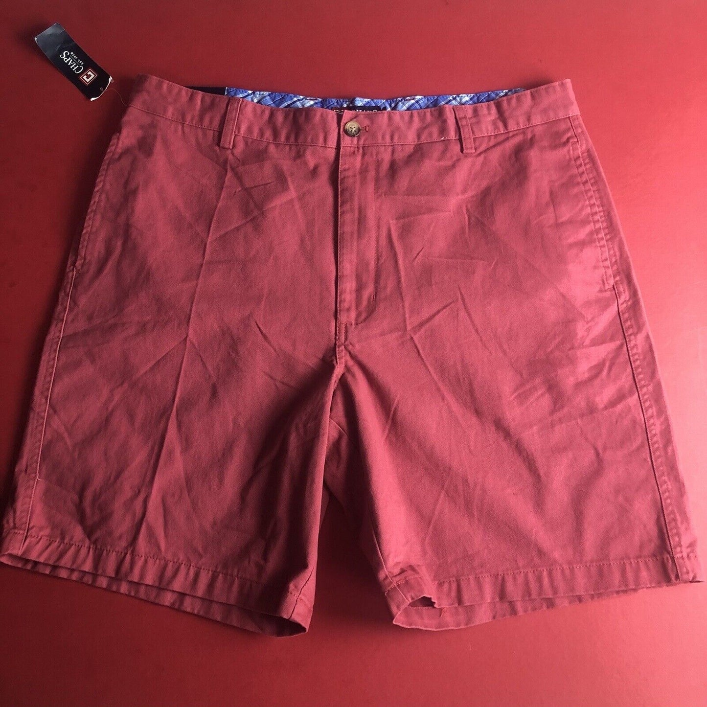 Chaps Shorts Mens Size 38 Color Red 0027