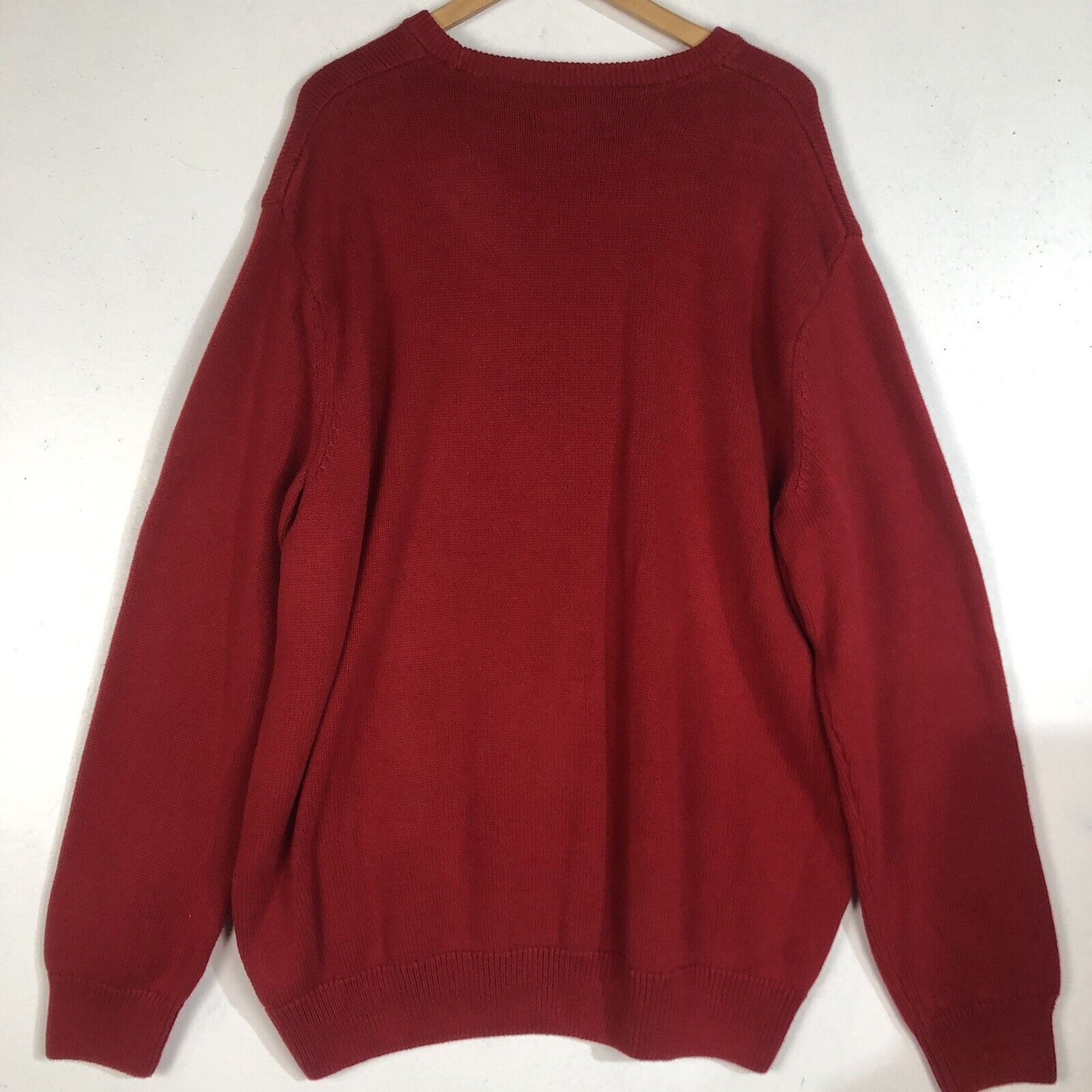 Chaps Sweater Men’s Size 2XLT Color Red Heavyweight Casual