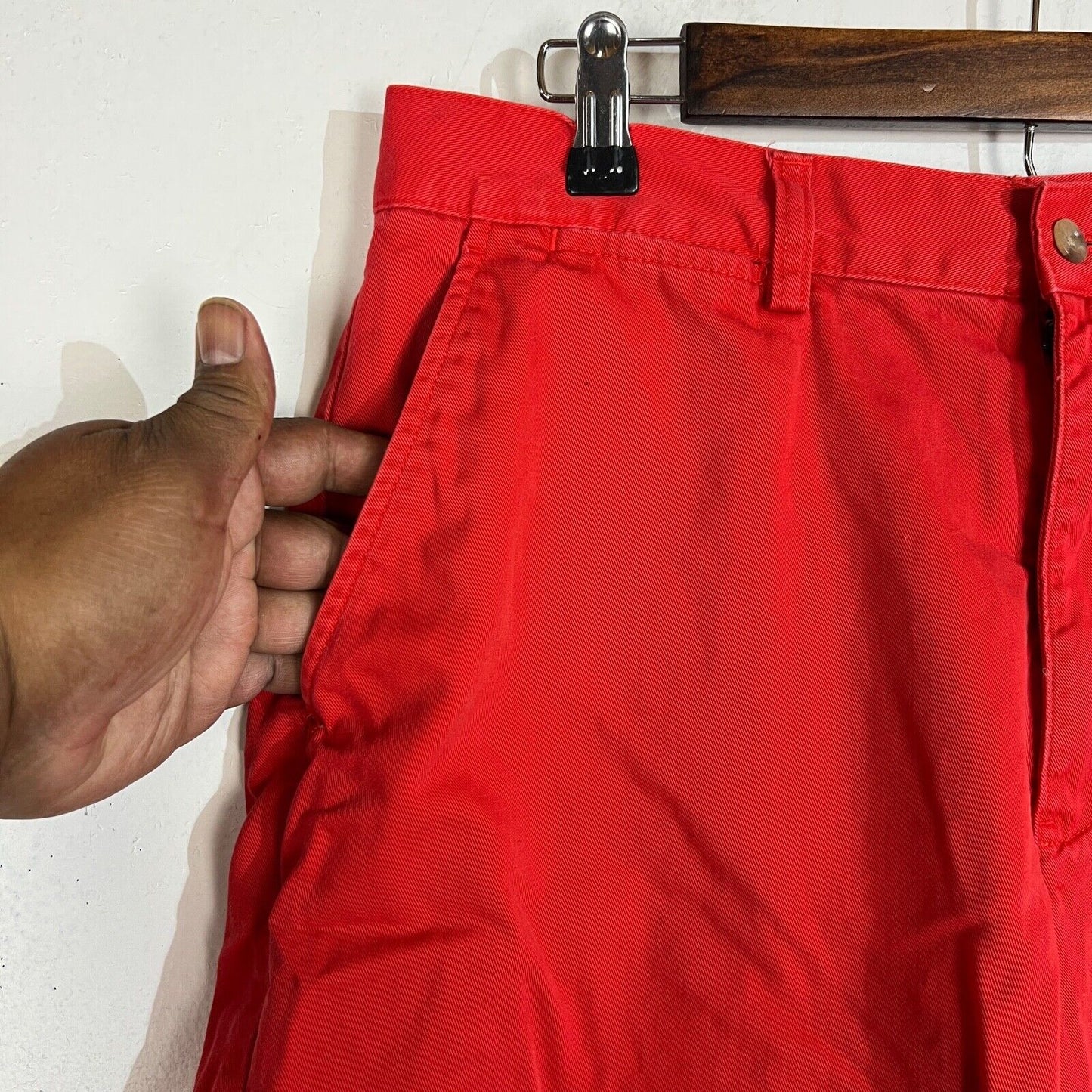 Polo Ralph Lauren Chino Prospects Shorts Men's Size 33W Color Red