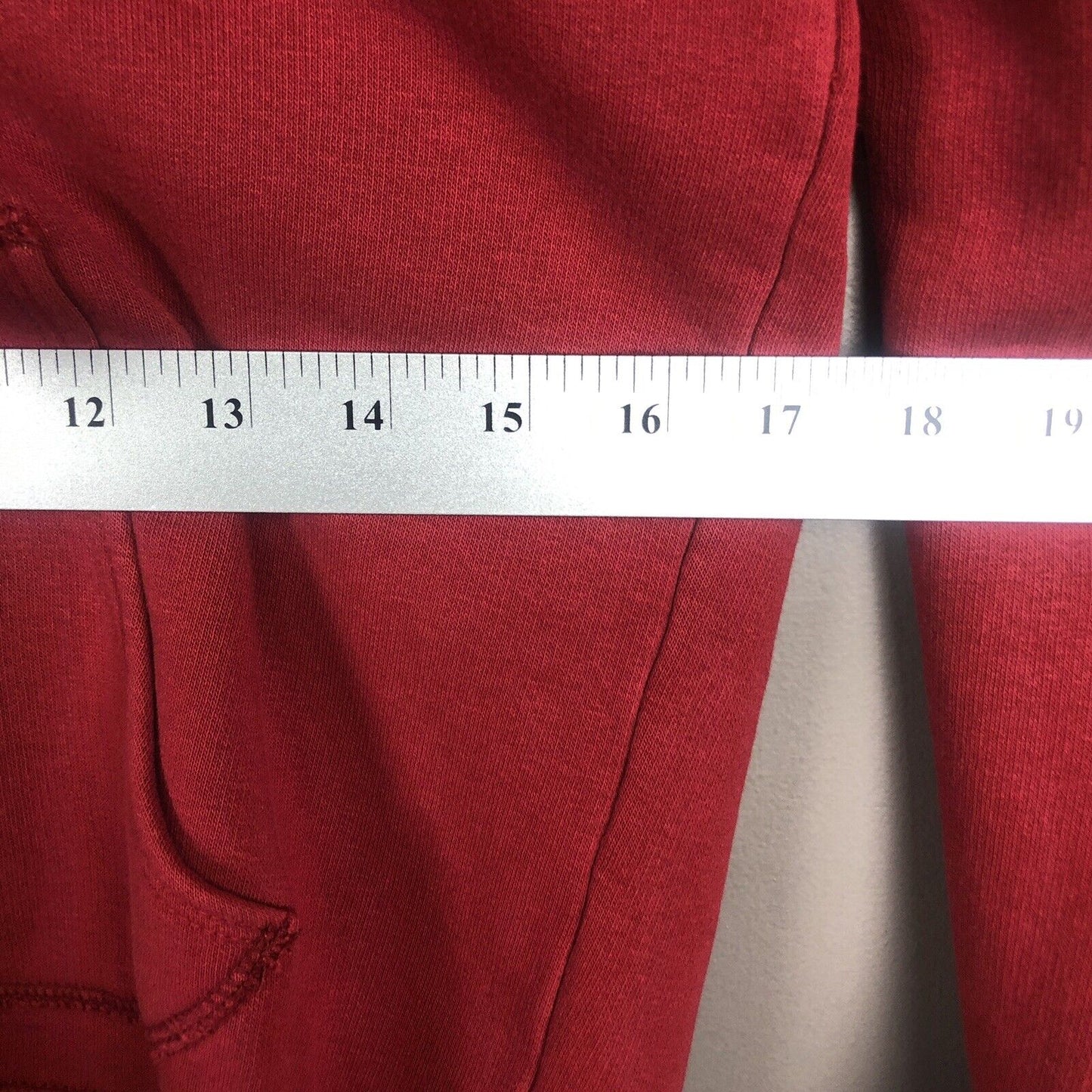 Hollister Juniors Pullover Hoodie Size Medium Red Long Sleeve Heavyweight
