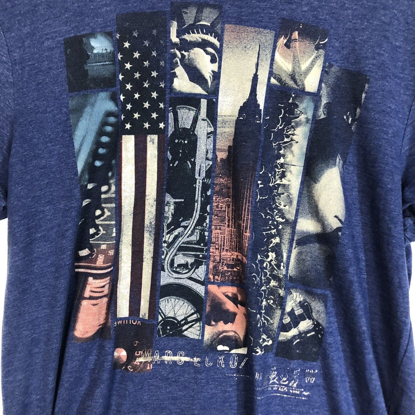 Marc Ecko Cut & Sew T-Shirt Men's Size Large Color Blue